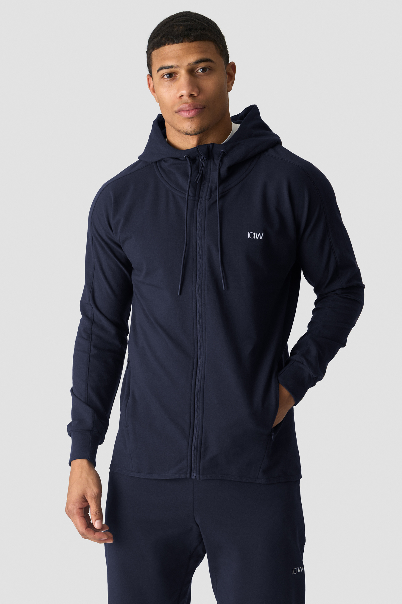 Activity Zip Hoodie Men Navy - afbeelding 0