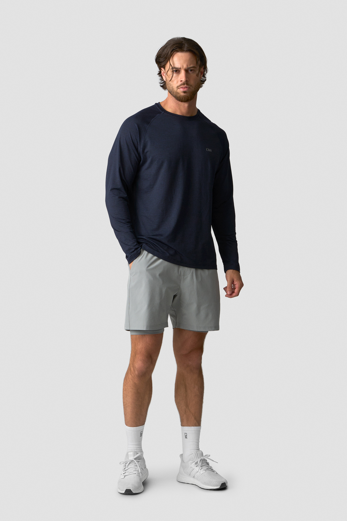 Training Mesh Long Sleeve Men Navy - Bild 4