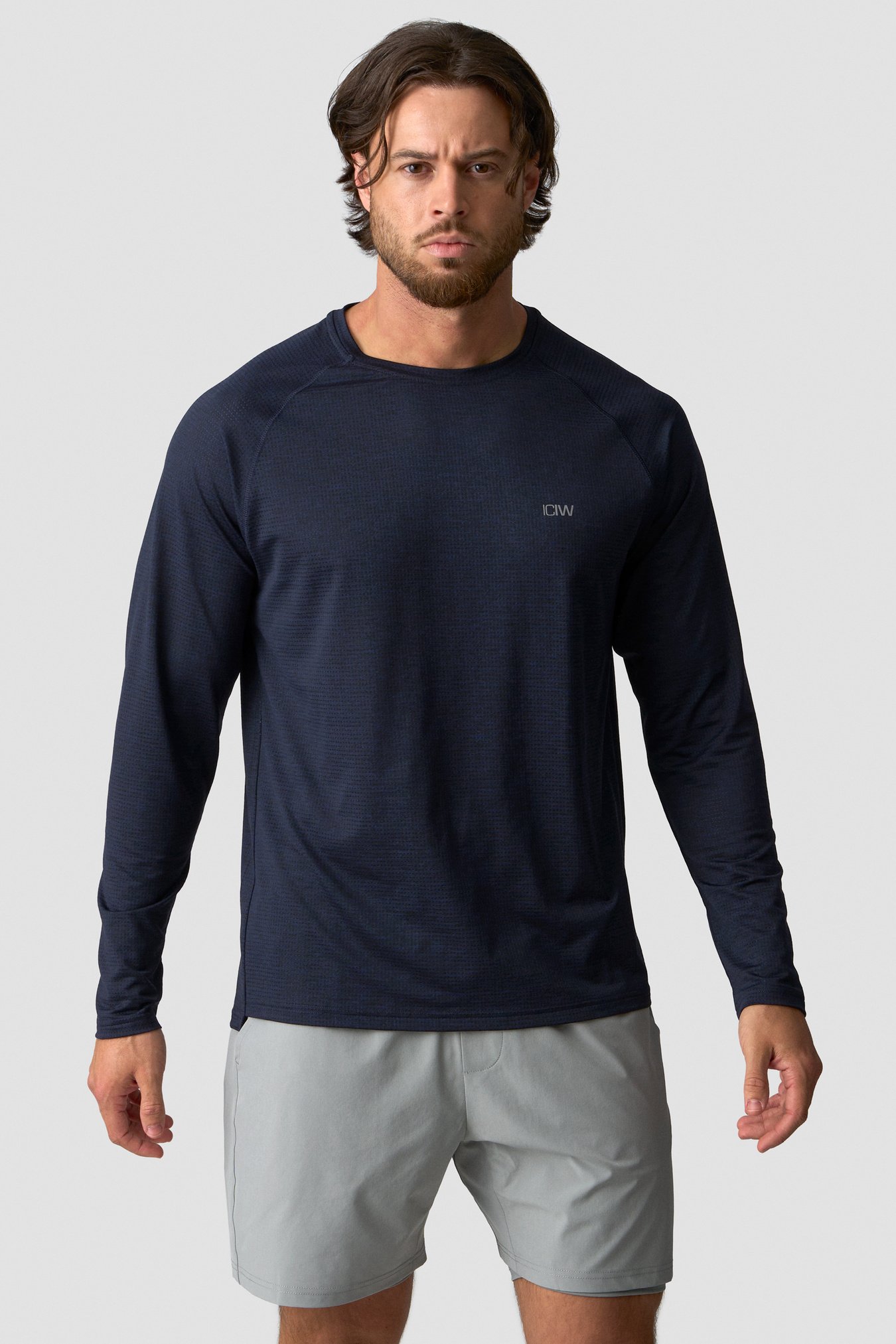 Training Mesh Long Sleeve Men Navy - Bild 2