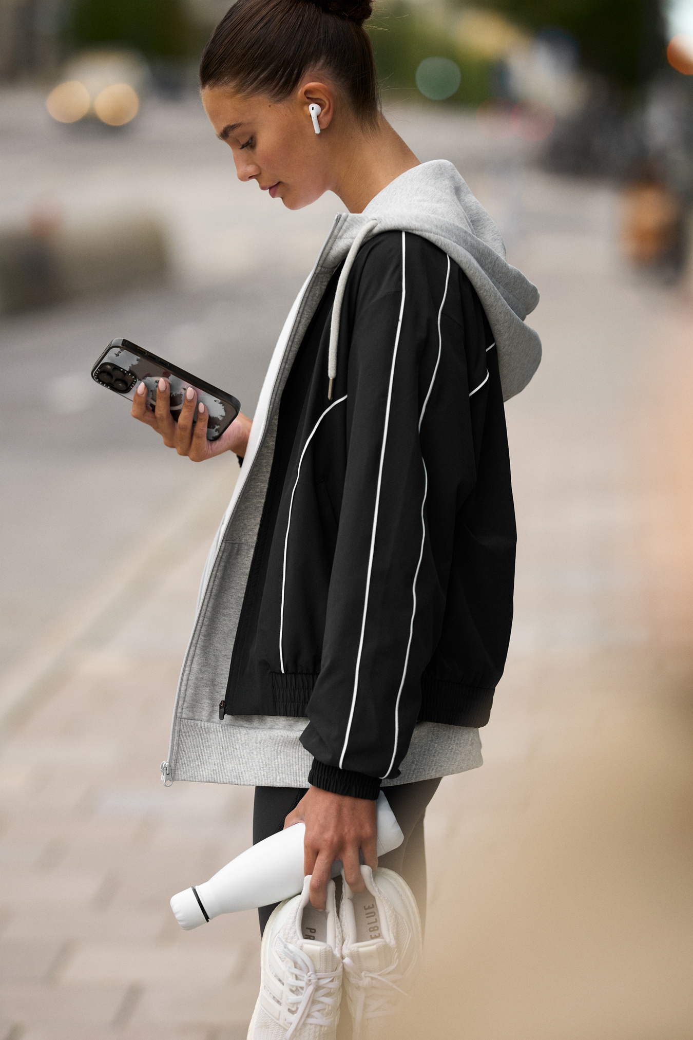 Contrast Track Jacket Wmn Black - immagine $