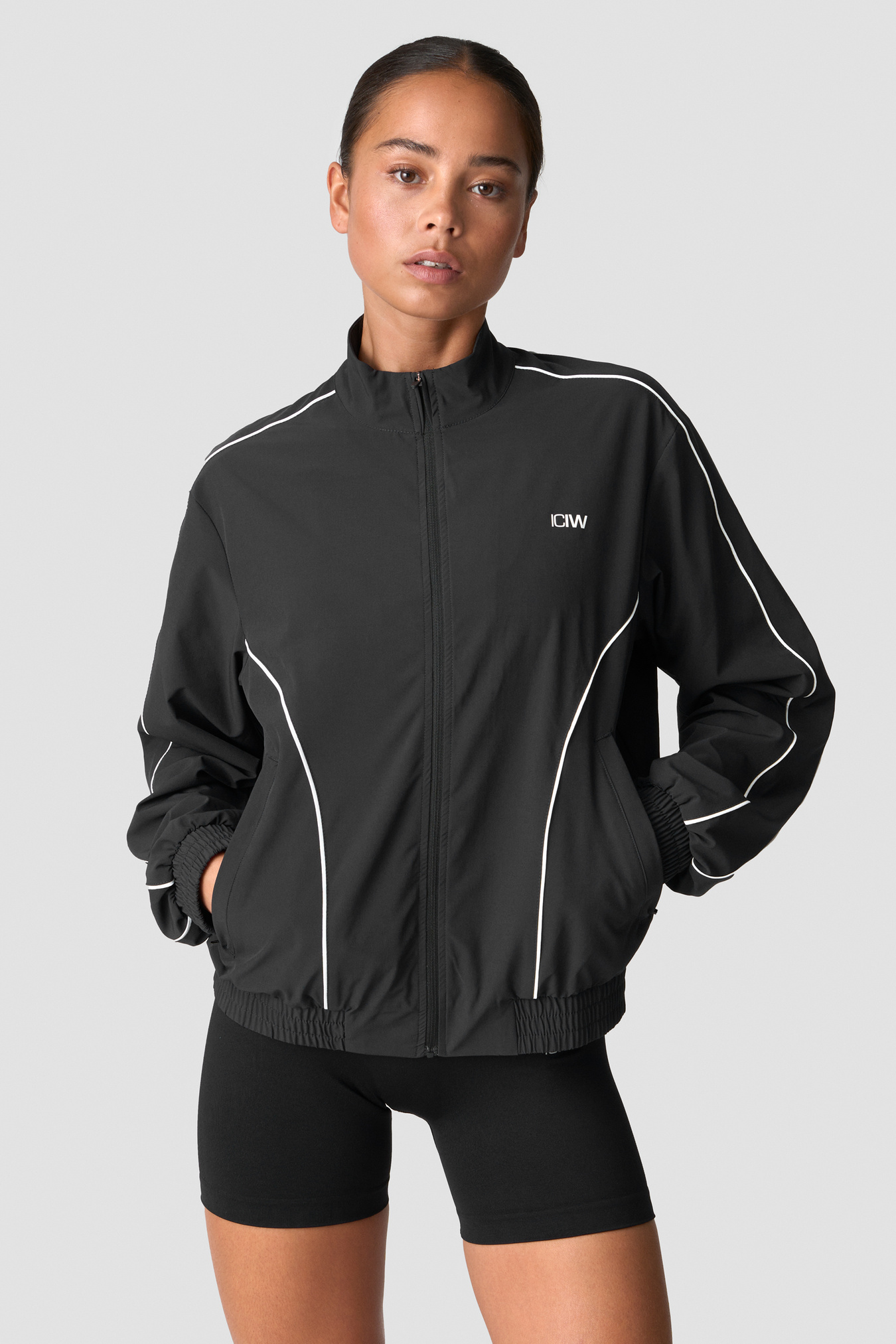 Contrast Track Jacket Wmn Black - immagine $