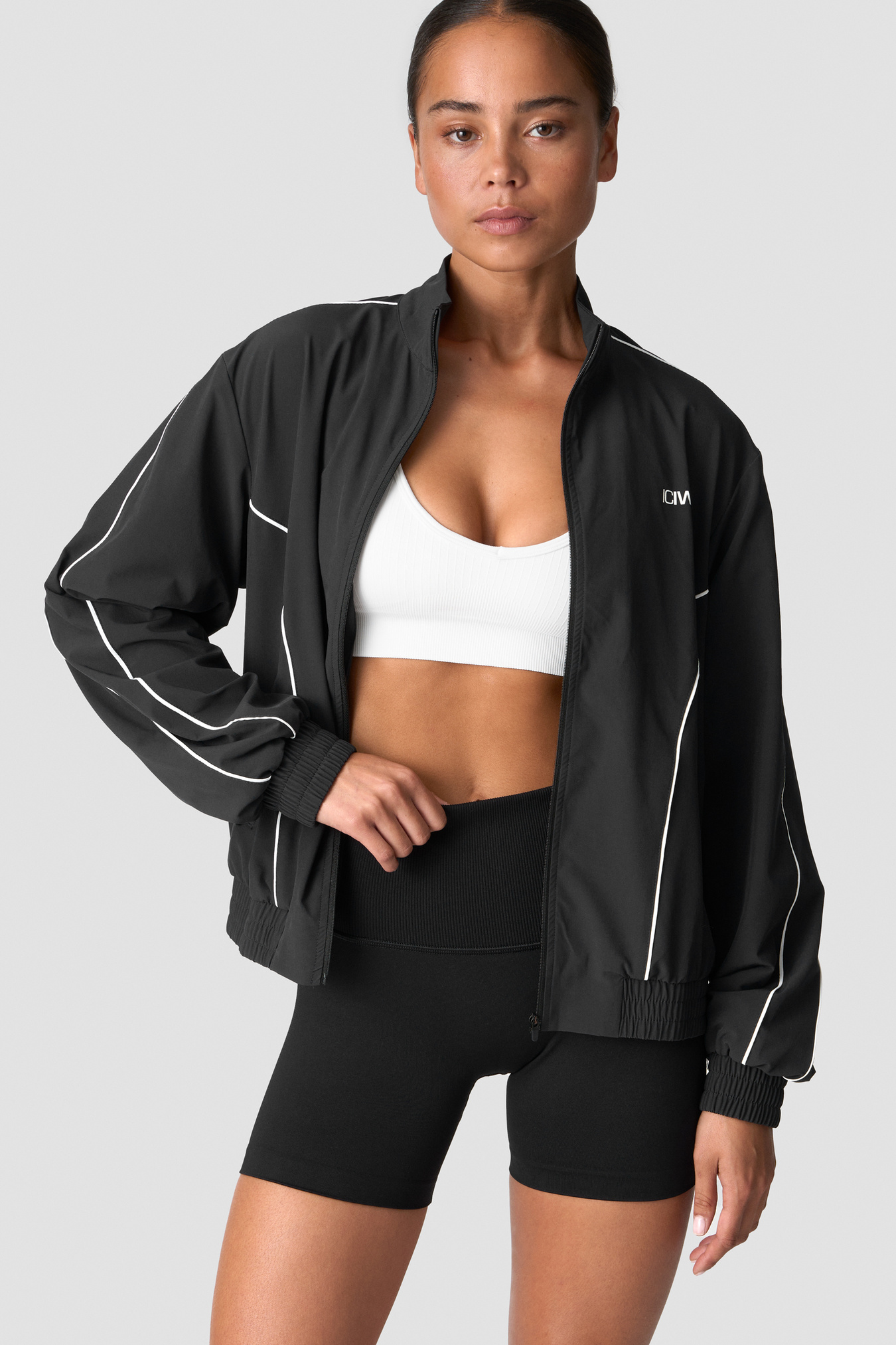 Contrast Track Jacket Wmn Black - immagine $