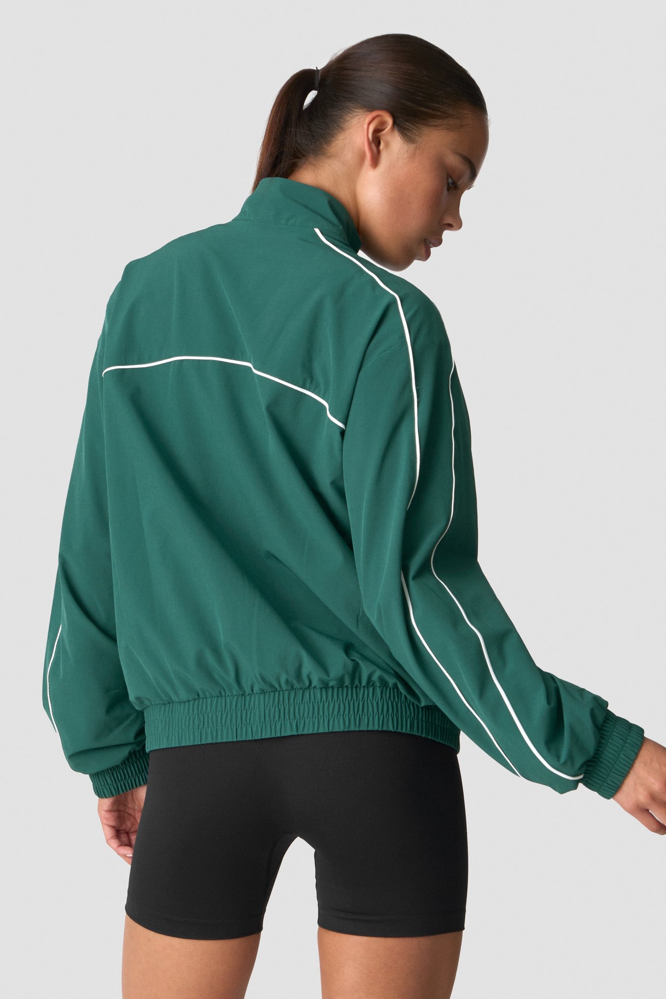 Contrast Track Jacket Wmn Deep Emerald - afbeelding 3