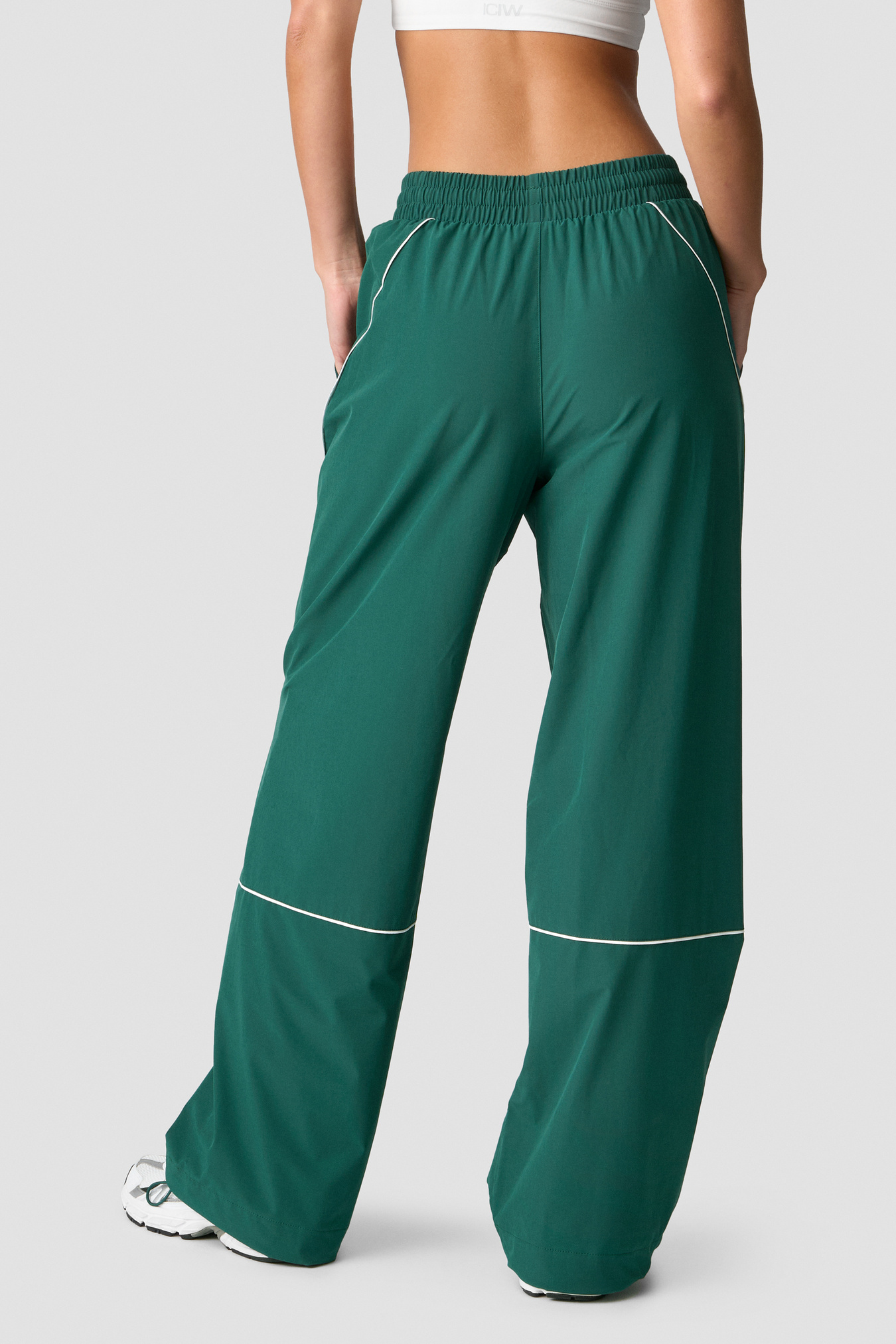 Contrast Track Pants Wmn Deep Emerald - imagen 4