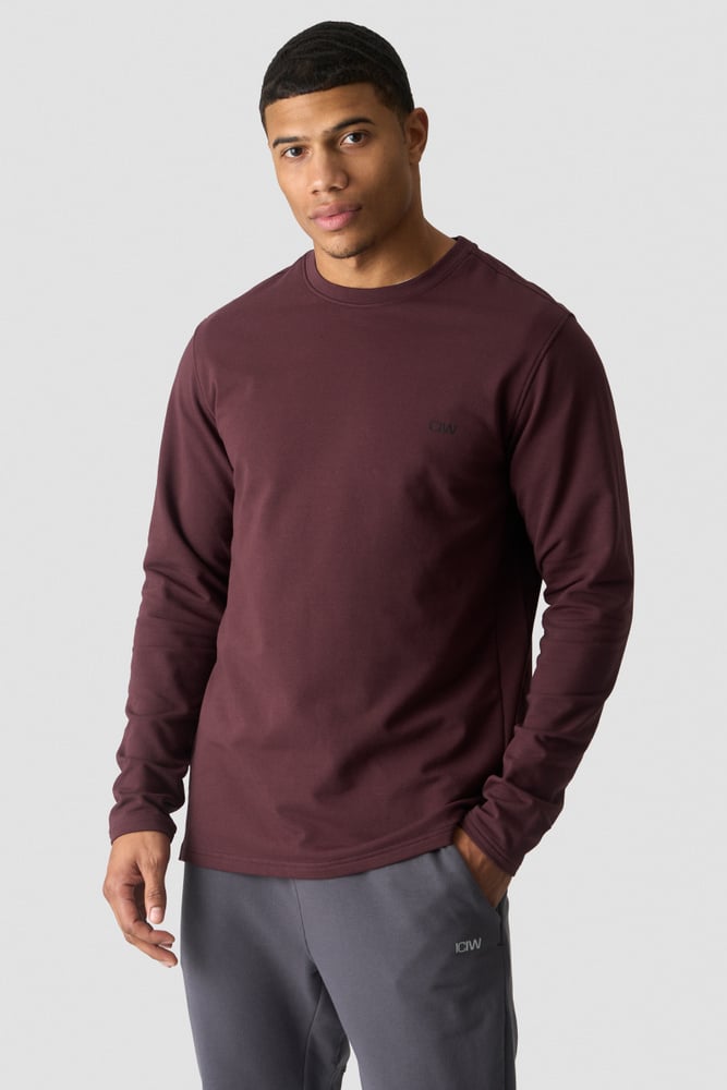 Stride Sweatshirt Men Burgundy