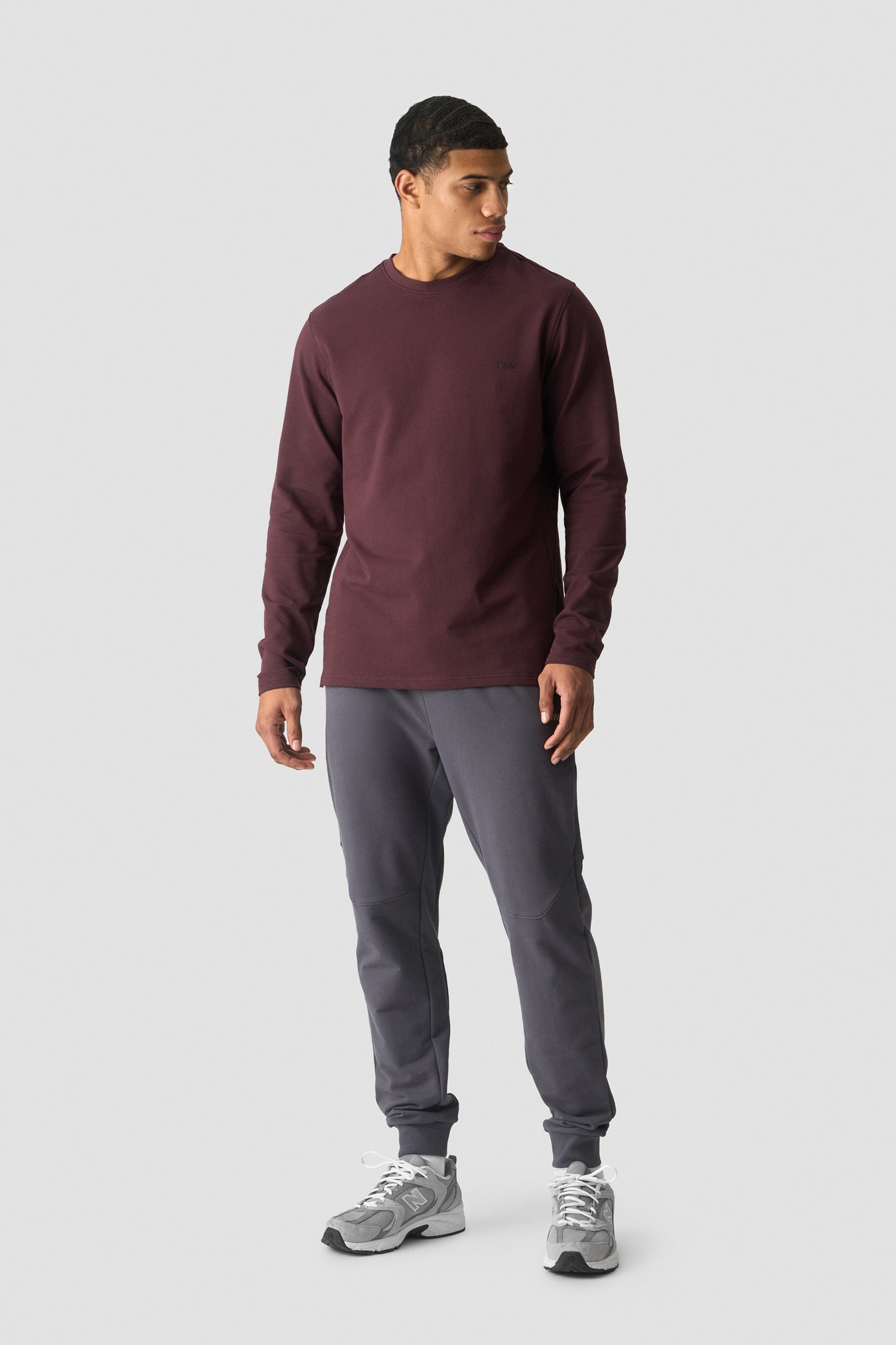 Stride Sweatshirt Men Burgundy - bild 4