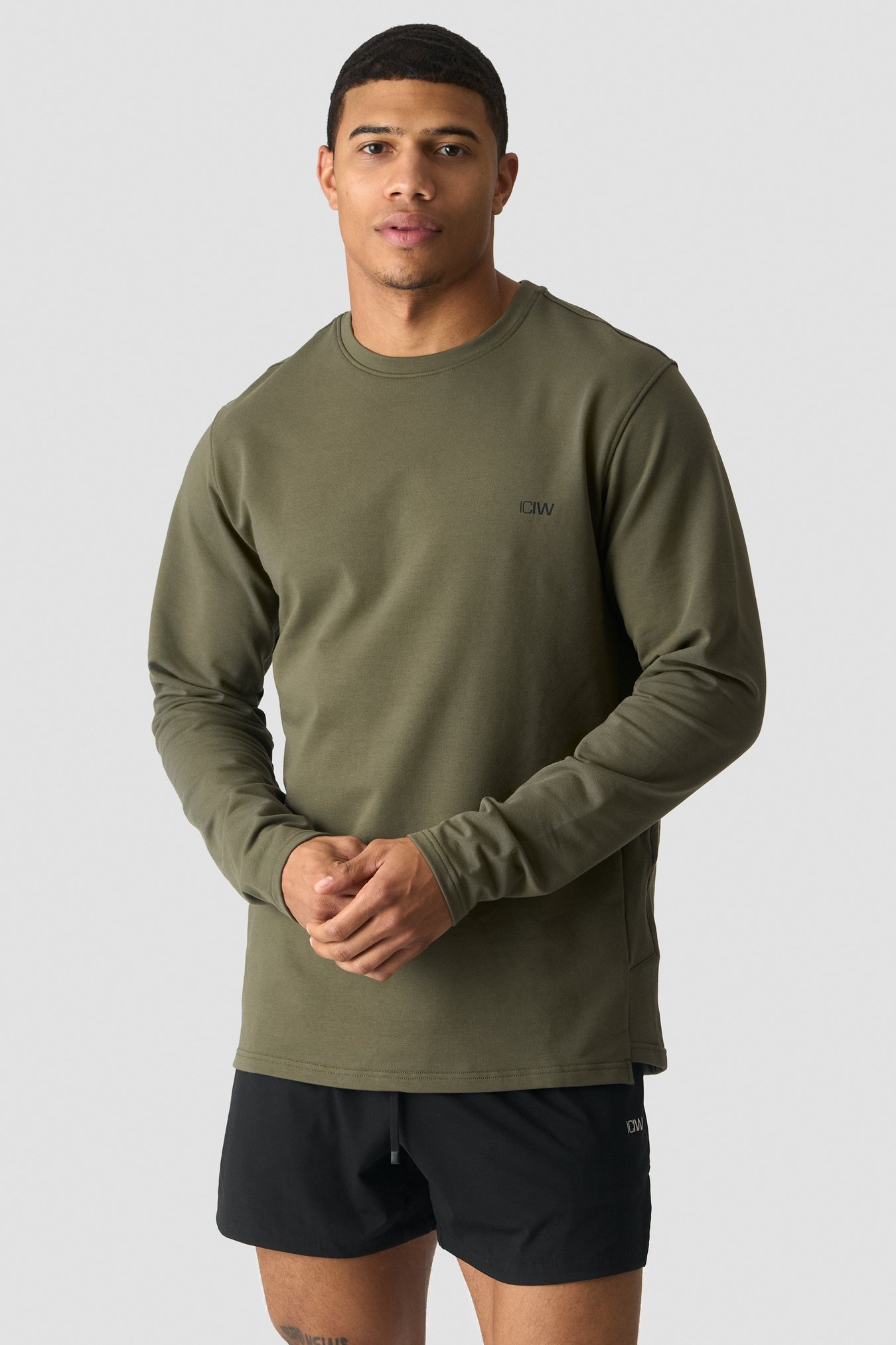 Stride Sweatshirt Men Dark Green - bild 1