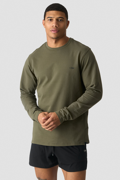 Stride Sweatshirt Men Dark Green - undefined