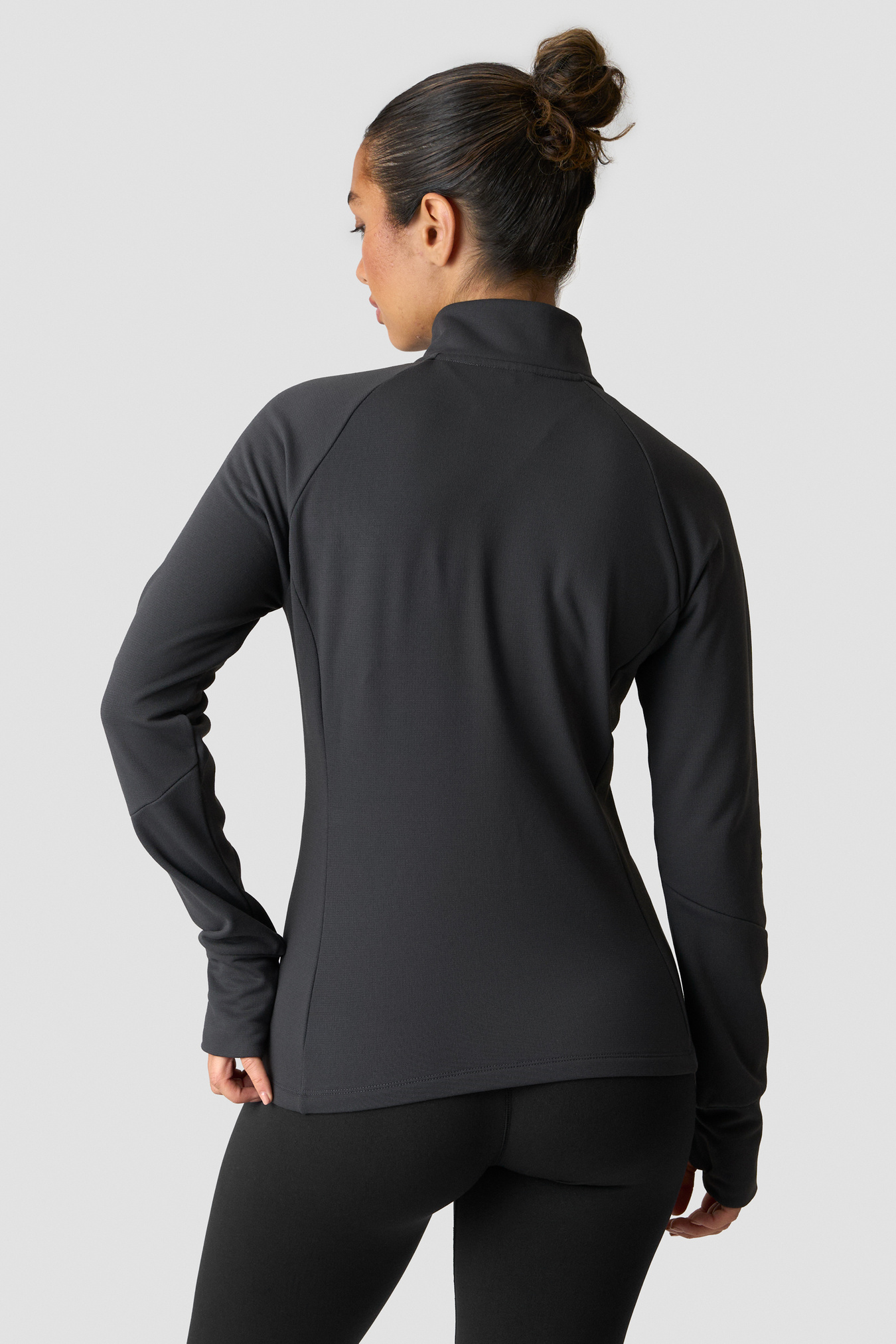 Essential Thermal Training Jacket Wmn Dark Grey - image 3