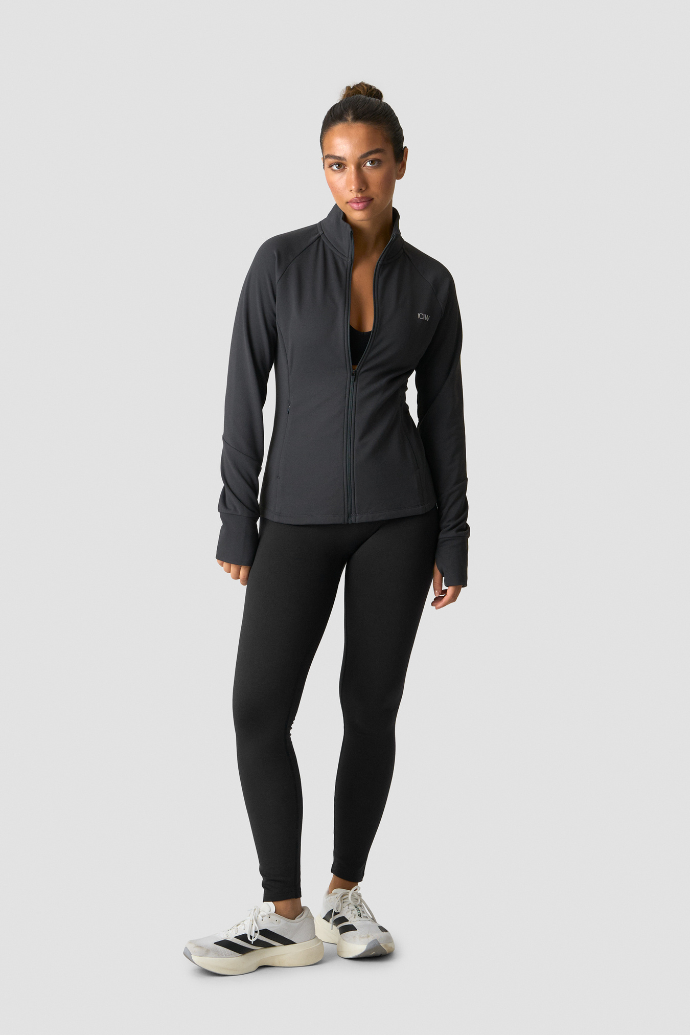 Essential Thermal Training Jacket Wmn Dark Grey - image 6