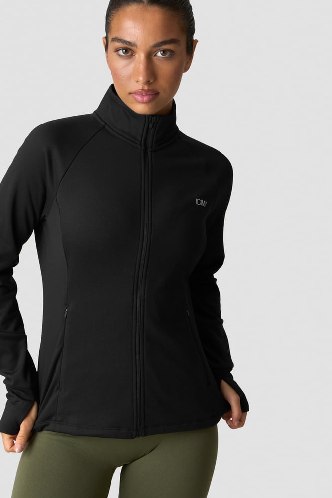 Essential Thermal Training Jacket Wmn Black