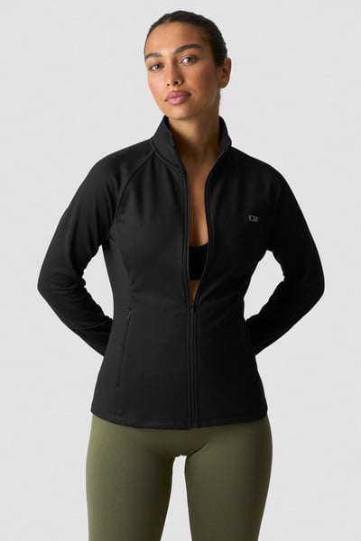 Essential Thermal Training Jacket Wmn Black - undefined