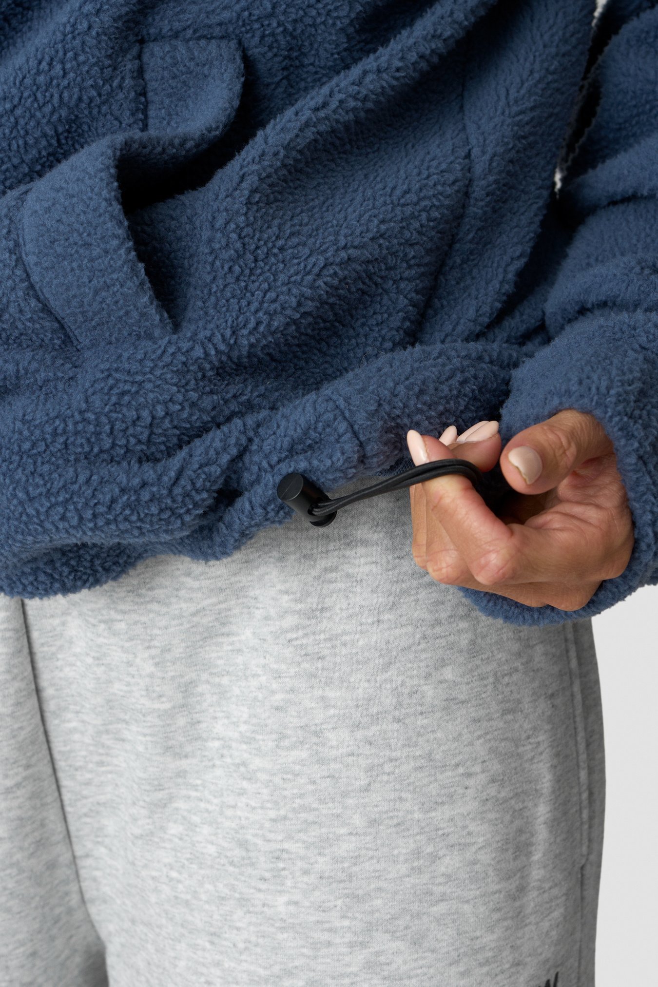 Everyday Fleece Hoodie Wmn Dusty Twilight Blue - immagine $
