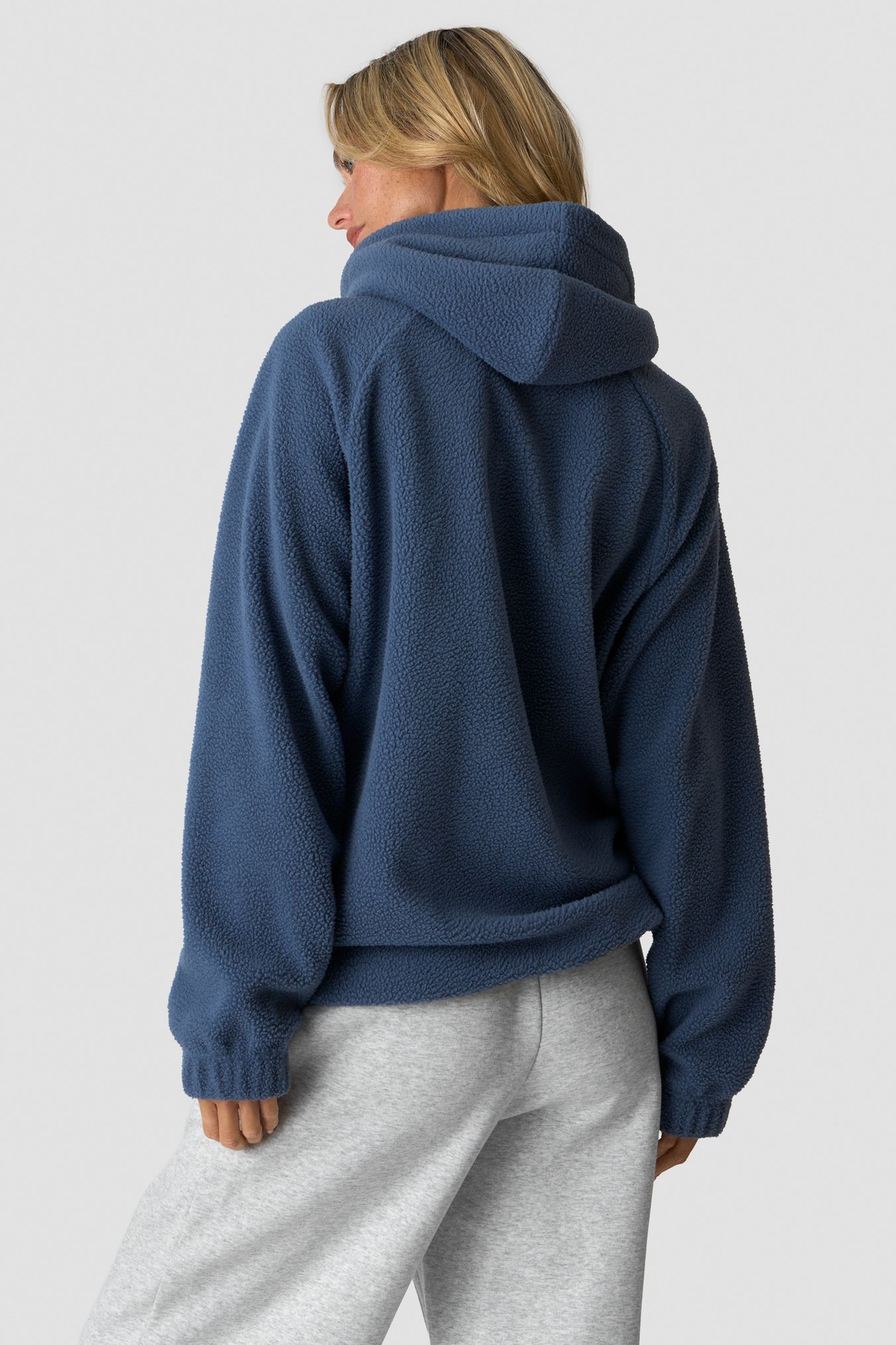 Everyday Fleece Hoodie Wmn Dusty Twilight Blue - immagine $