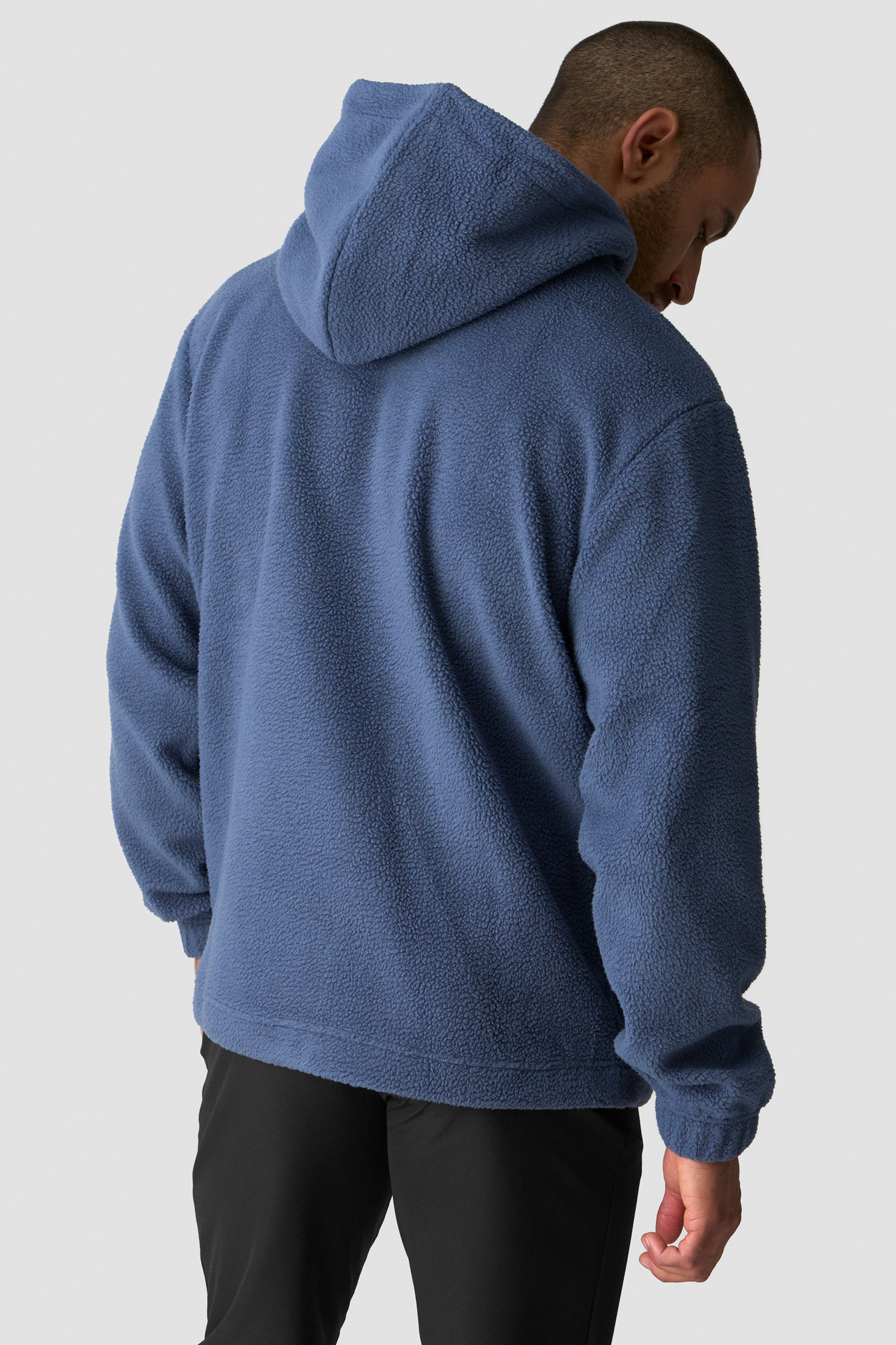Everyday Fleece Hoodie Men Dusty Twilight Blue - Bild 2