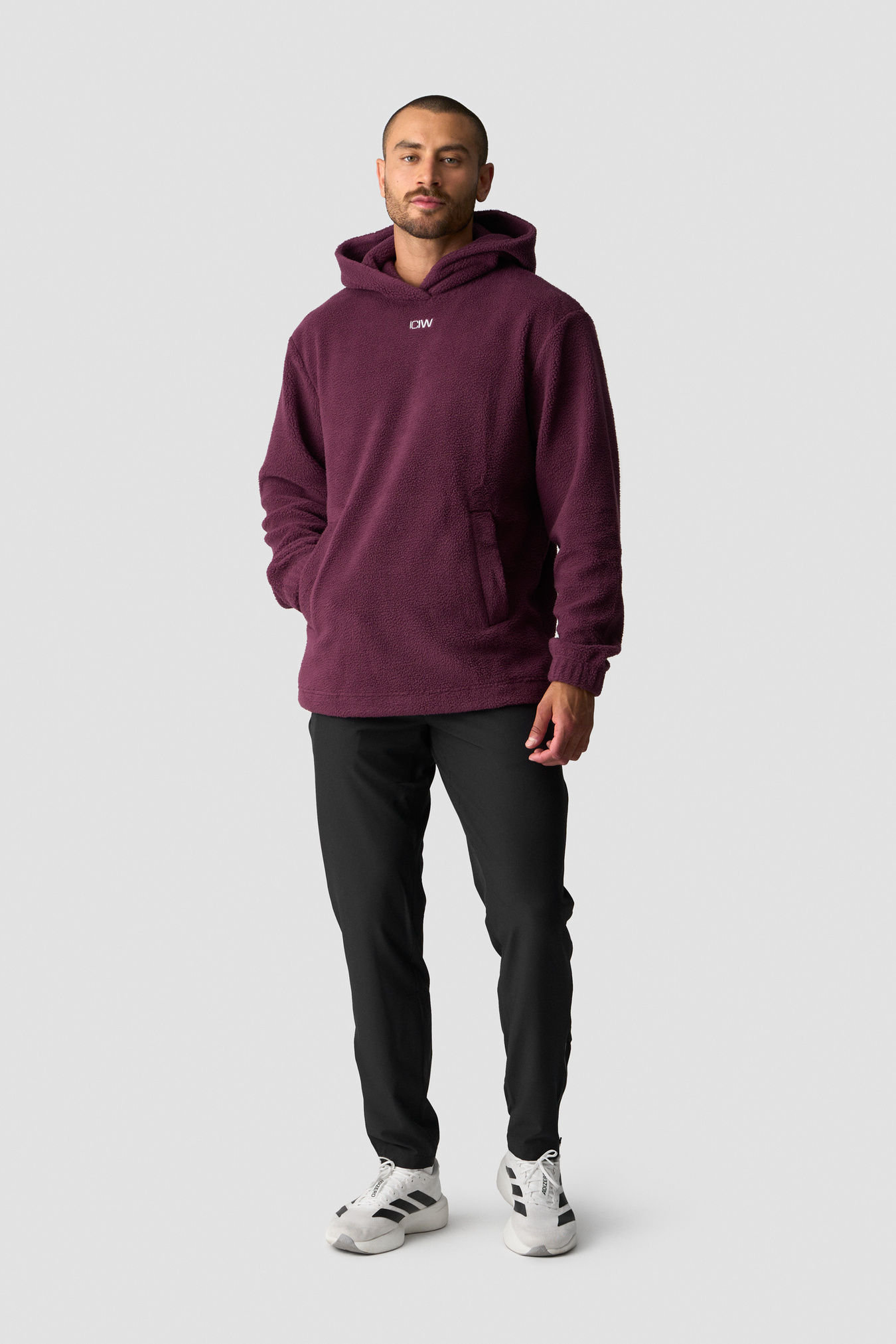 Everyday Fleece Hoodie Men Dark Mahogany - Bild 5
