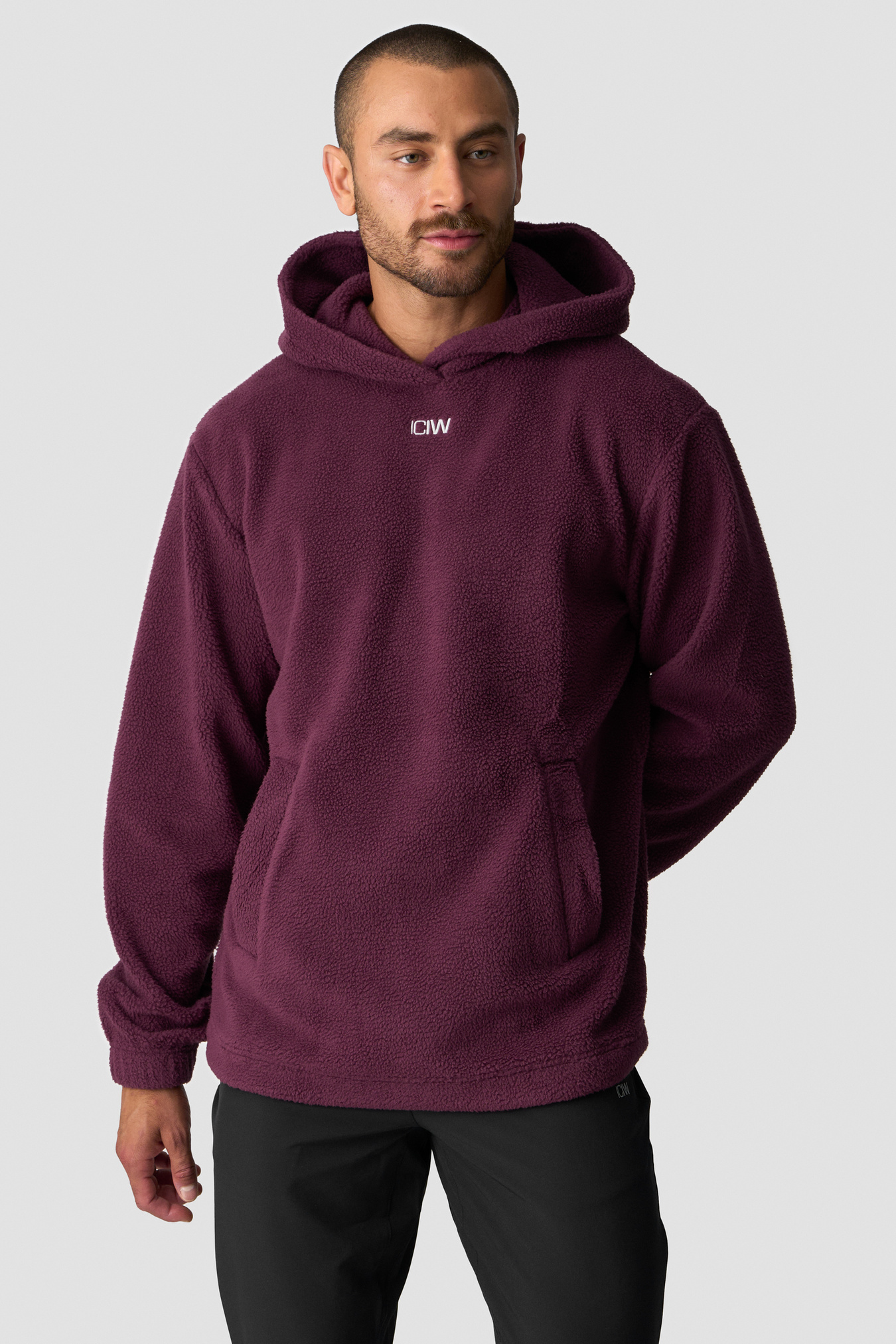 Everyday Fleece Hoodie Men Dark Mahogany - Bild 2