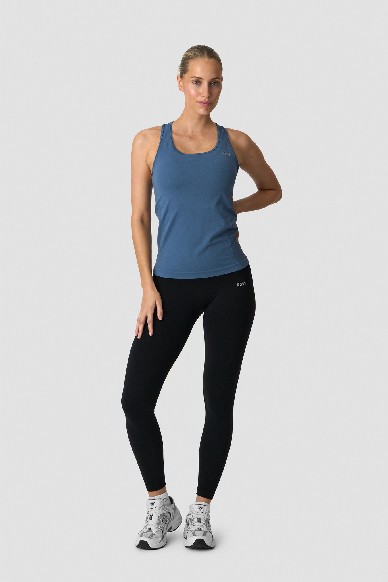 Define Seamless Tank Top Dusty Twilight Blue - image 4