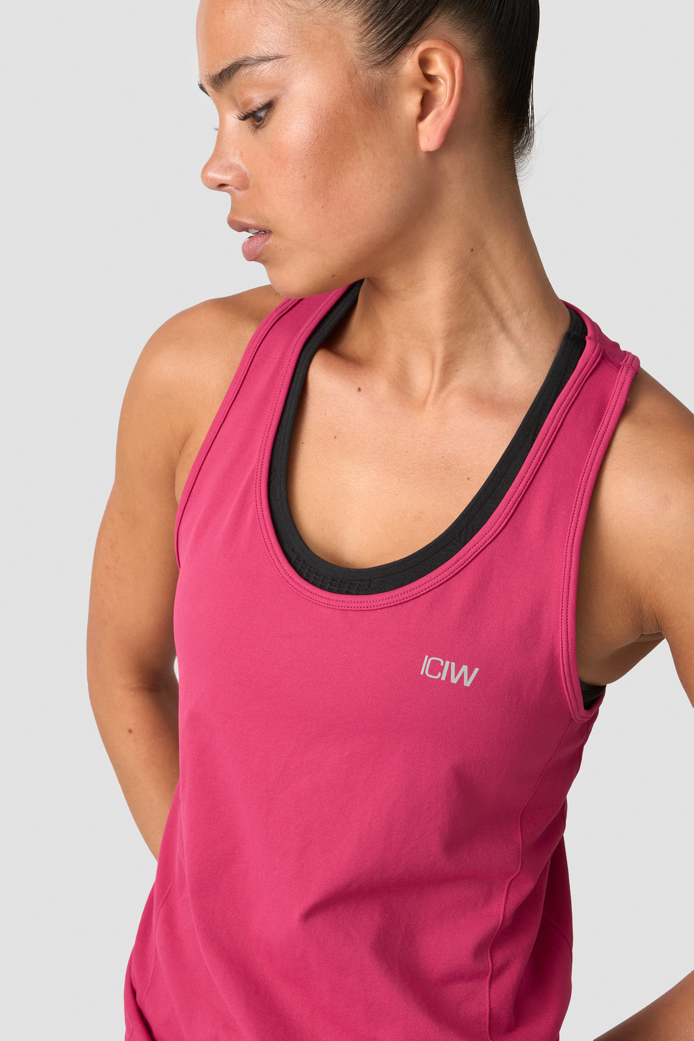 Define Seamless Tank Top Dark Pink - Bild 3