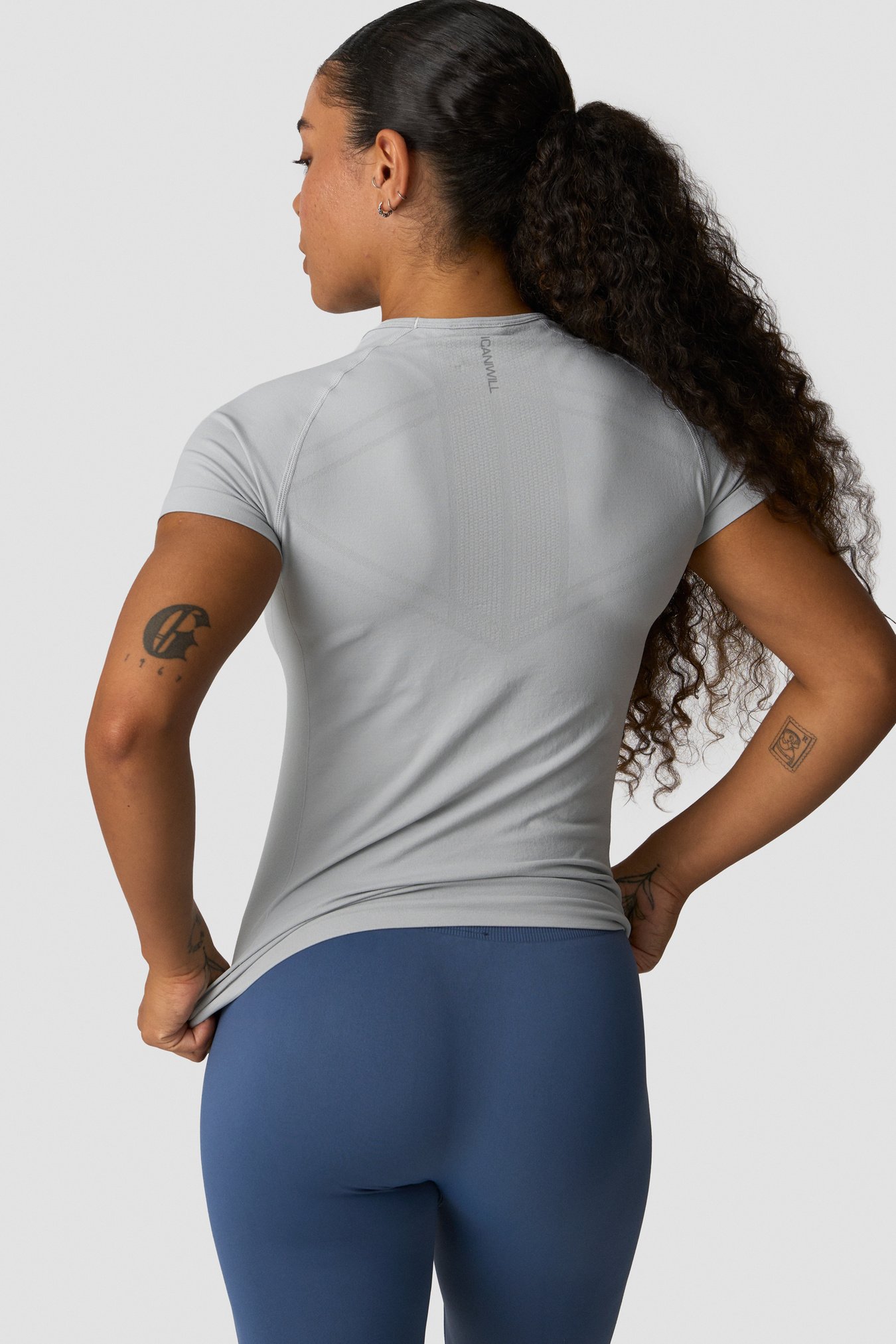 Define Seamless T-shirt Light Grey - Bild 2