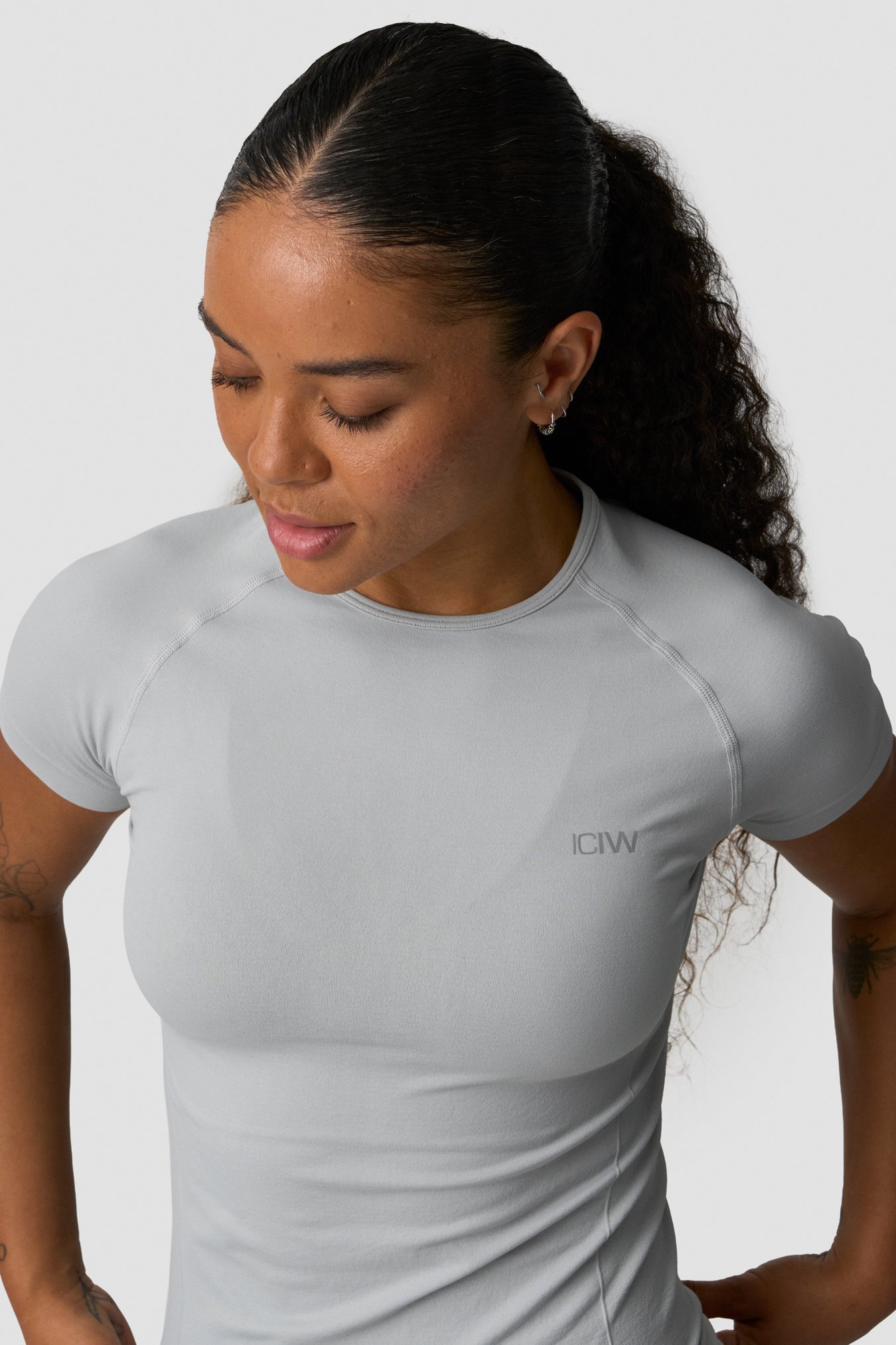 Define Seamless T-shirt Light Grey - Bild 1