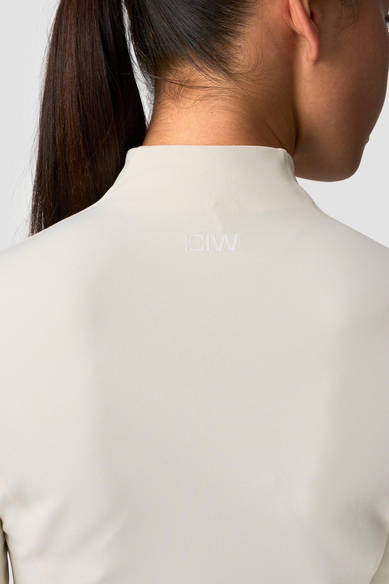 Nimble 1/2 Zip Long Sleeve Ivory - bild 4