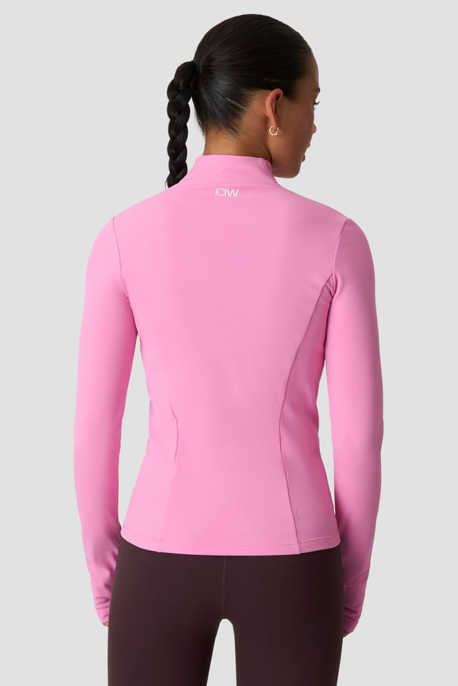 Nimble 1/2 Zip Long Sleeve Soft Rose Pink
