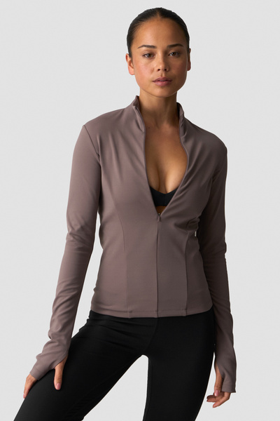 
                    Nimble 1/2 Zip Long Sleeve Dusty Brown
                    
                  