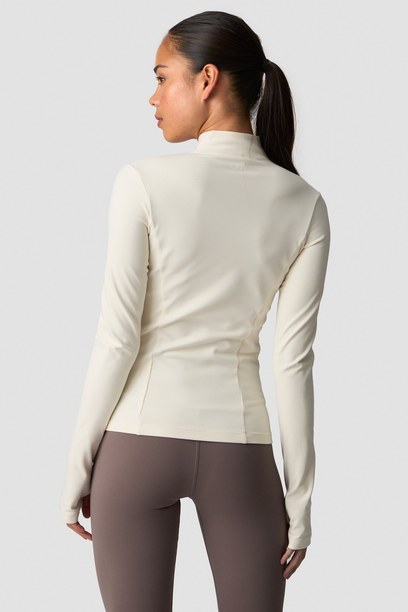 Nimble 1/2 Zip Long Sleeve Ivory - bild 2