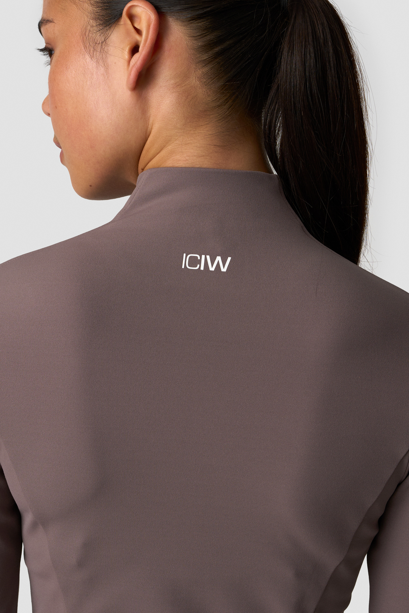 Nimble 1/2 Zip Long Sleeve Dusty Brown - image 4