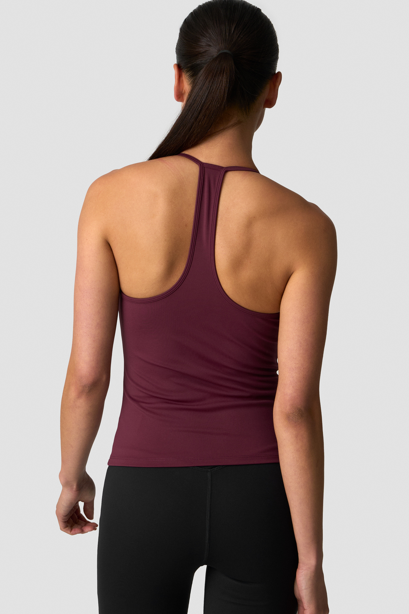 Nimble Strappy Tank Top Dark Mahogany - bild 1