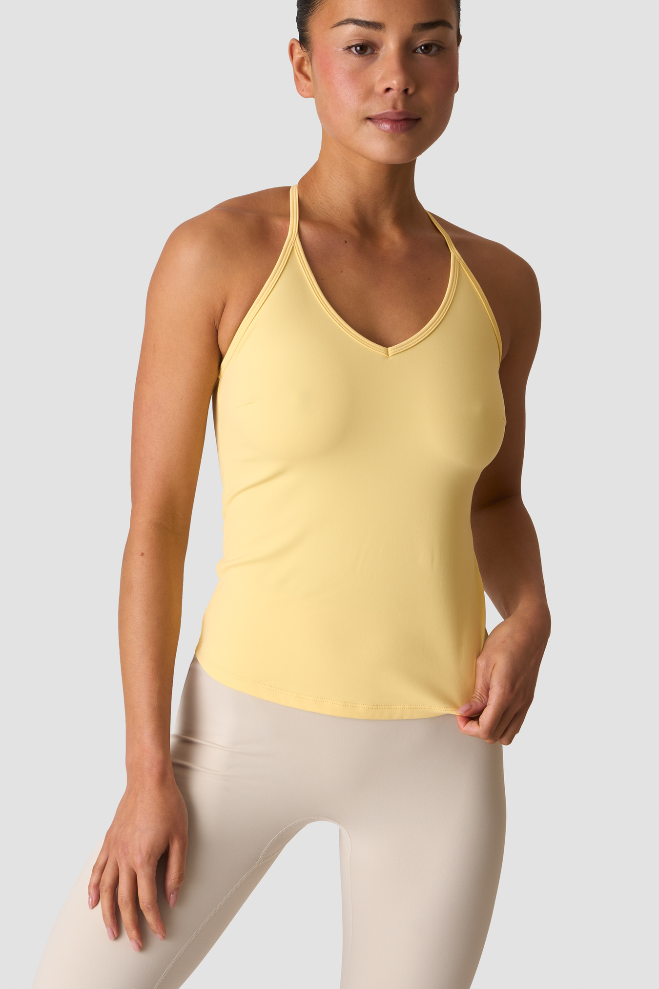 Nimble Strappy Tank Top W Fading Yellow - bild 1