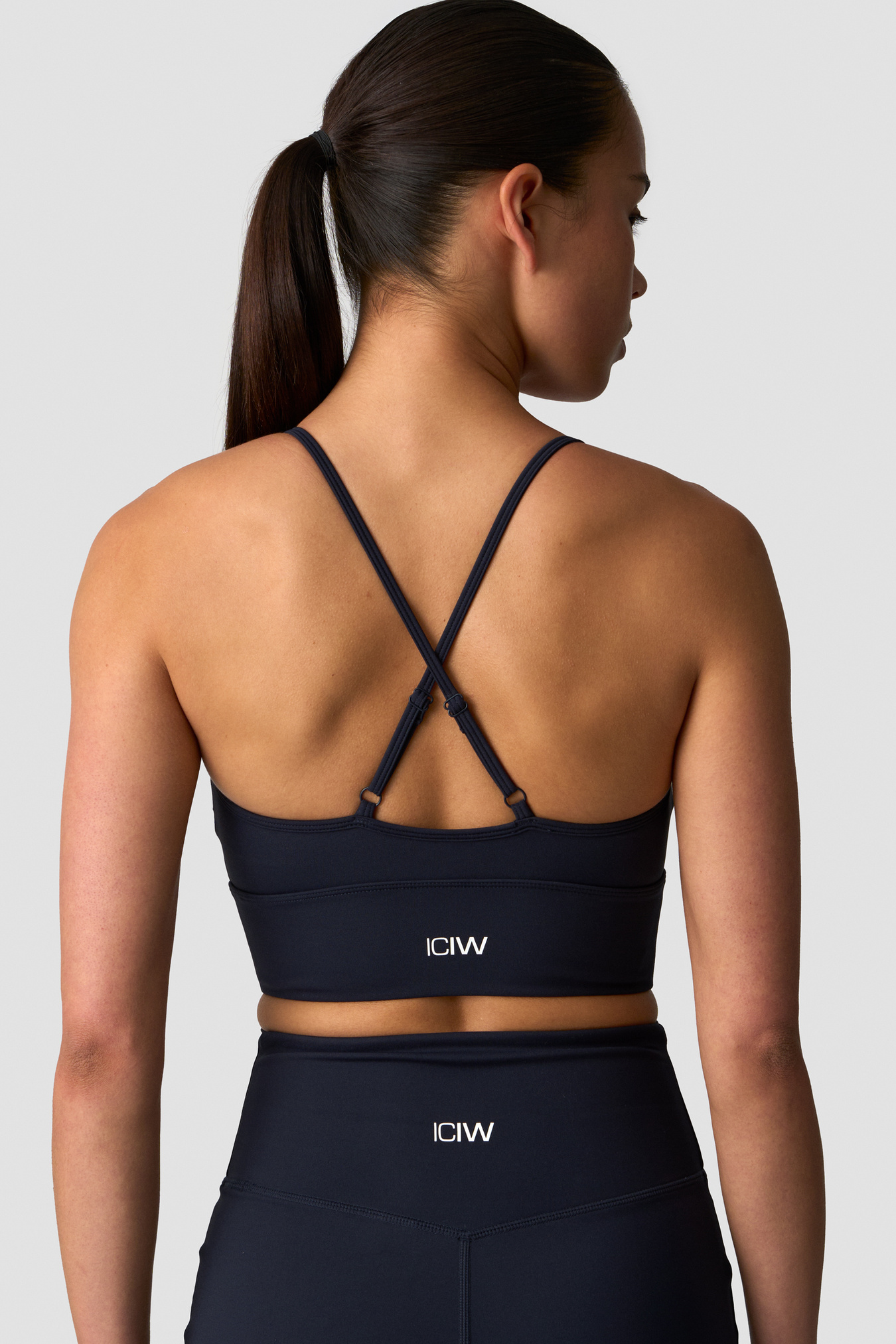Nimble Adjustable Strappy Sports Bra Navy - image 2