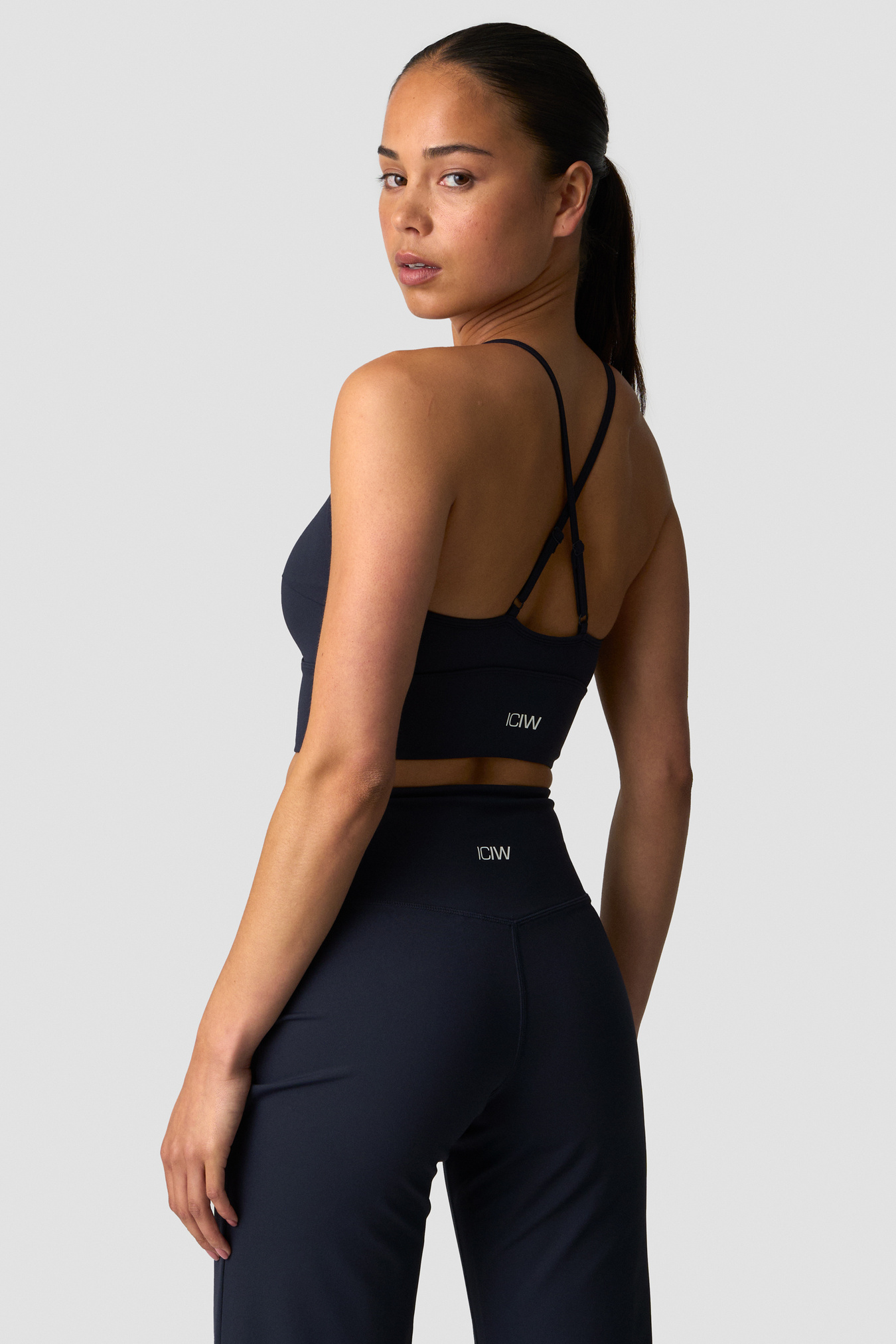 Nimble Adjustable Strappy Sports Bra Navy - image 1