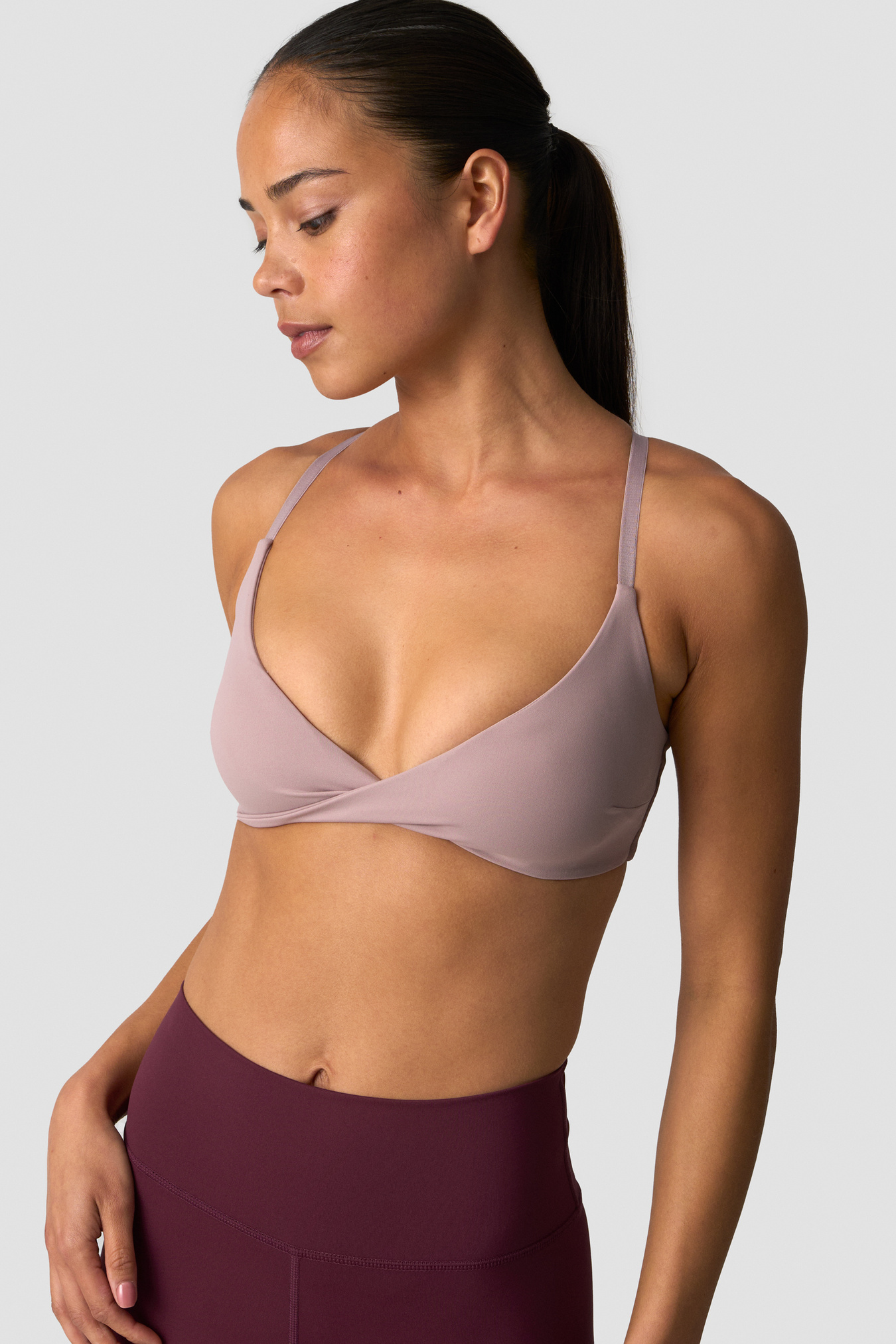 Nimble Twist Sports Bra Dusty Mauve - image 2
