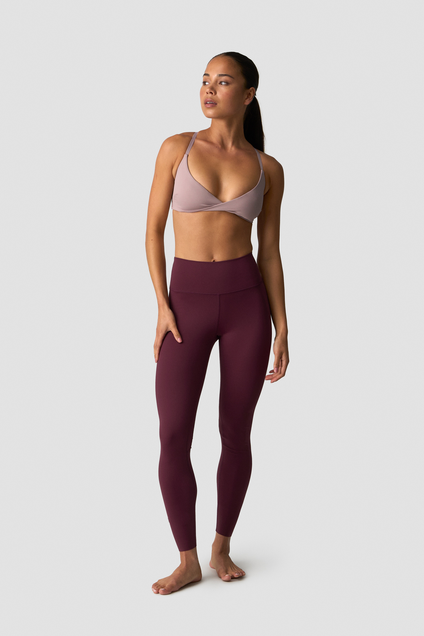 Nimble Twist Sports Bra Dusty Mauve - image 3