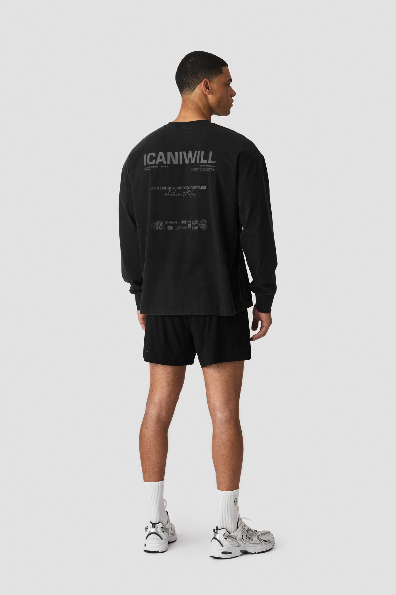 Everyday Long Sleeve Stonewashed Black - billede 4