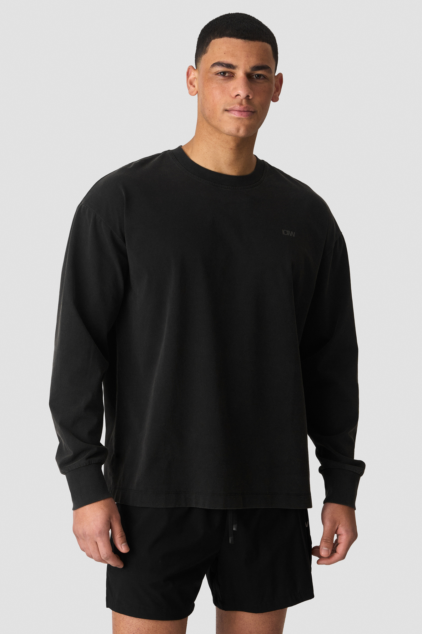 Everyday Long Sleeve Stonewashed Black - billede 2