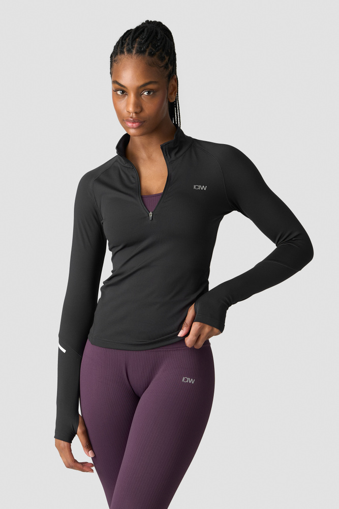 Everyday Seamless 1/4 Zip Dark Navy | ICIW