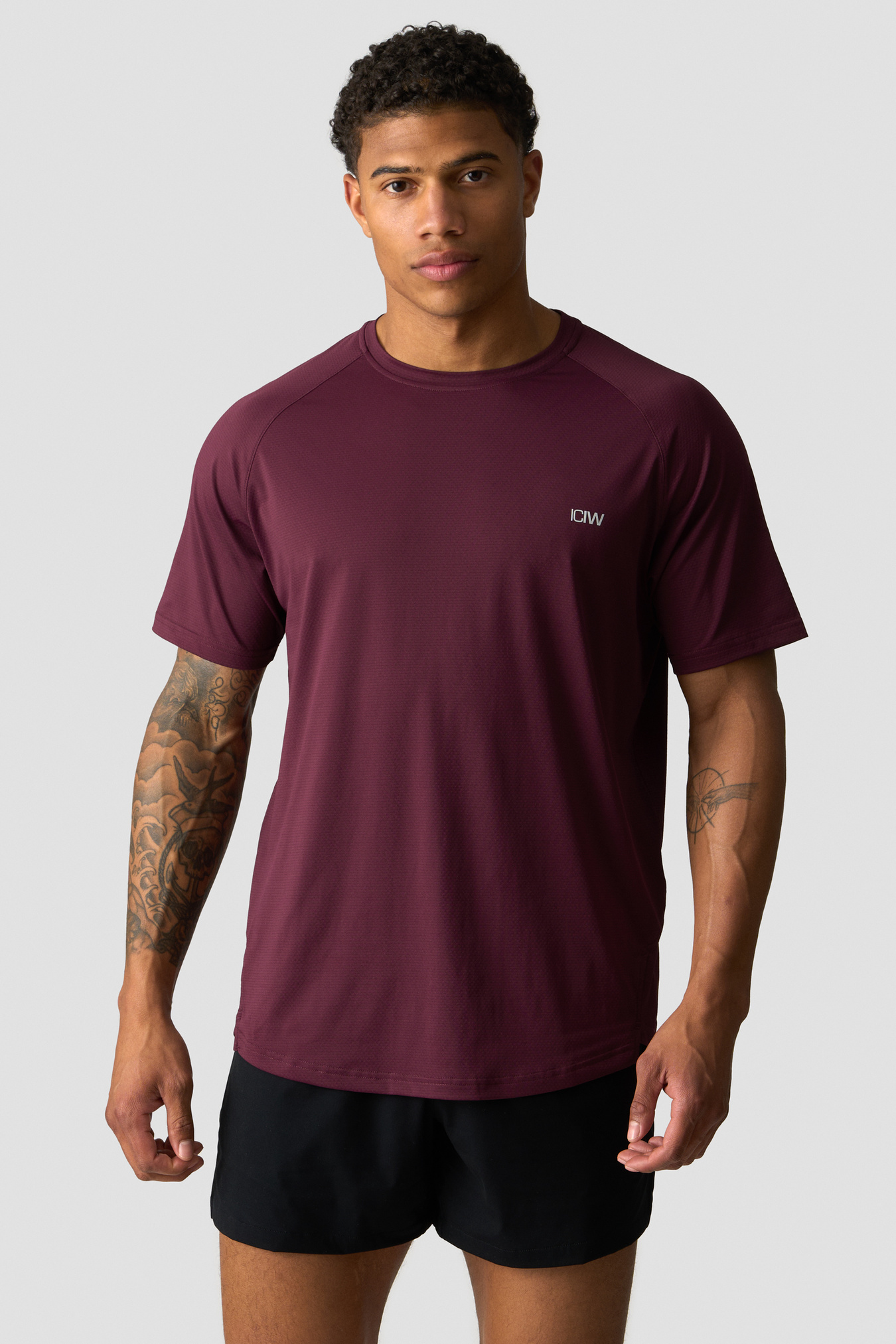 Stride Raglan T-shirt Dark Mahogany - Bild 0