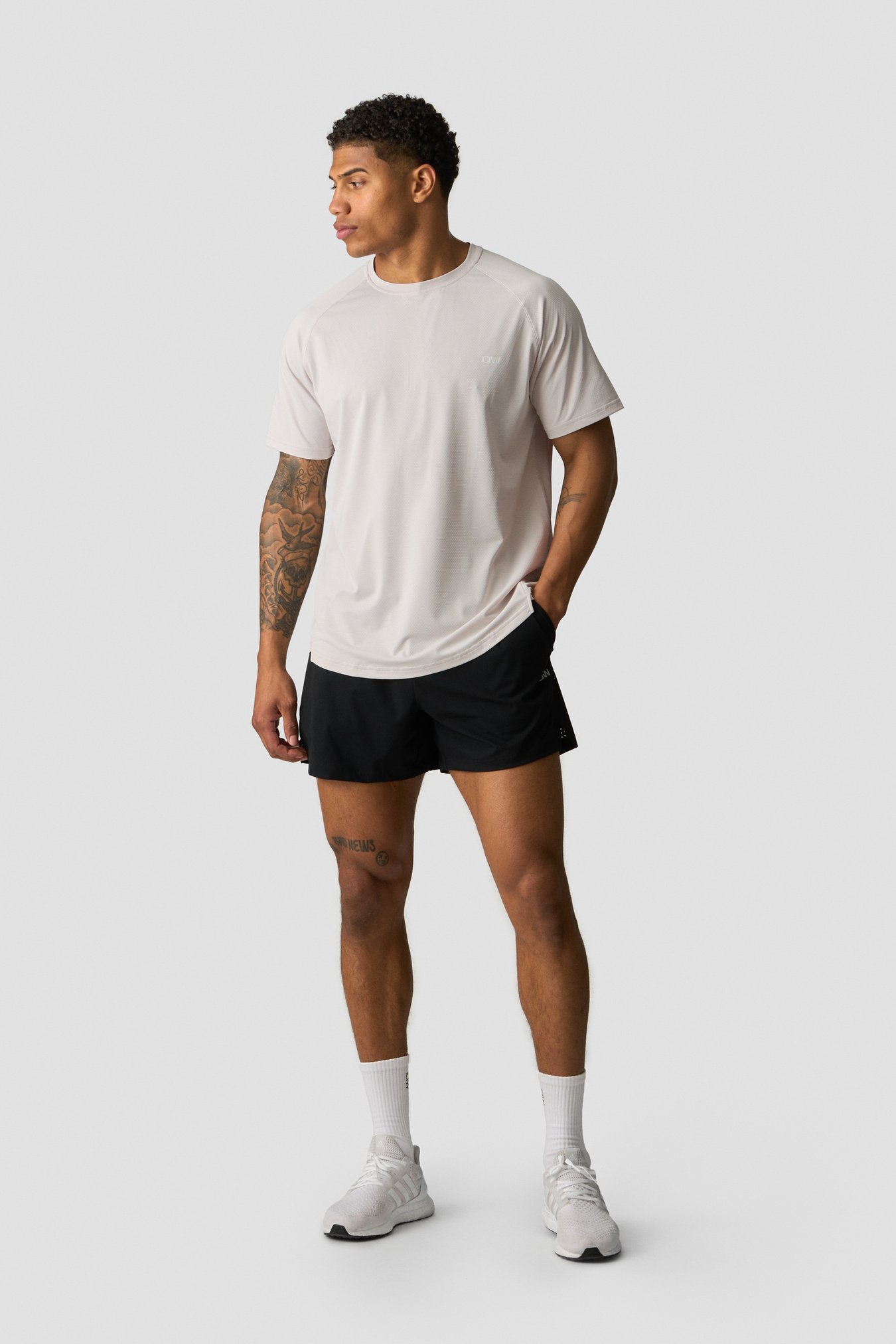 Stride Raglan T-shirt Light Dusty Beige - image 4