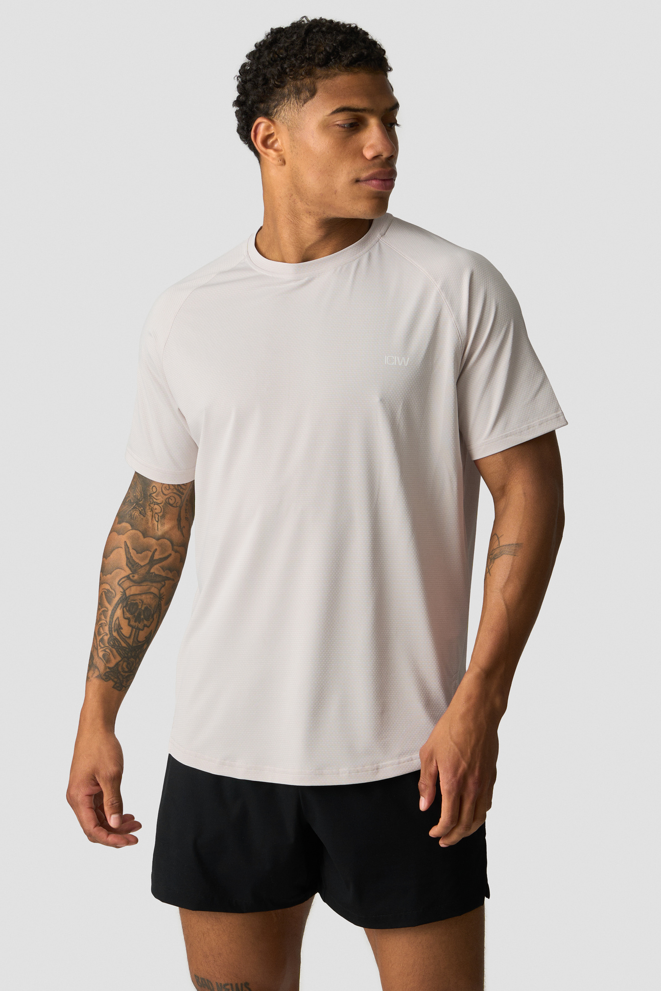 Stride Raglan T-shirt Light Dusty Beige - image 1