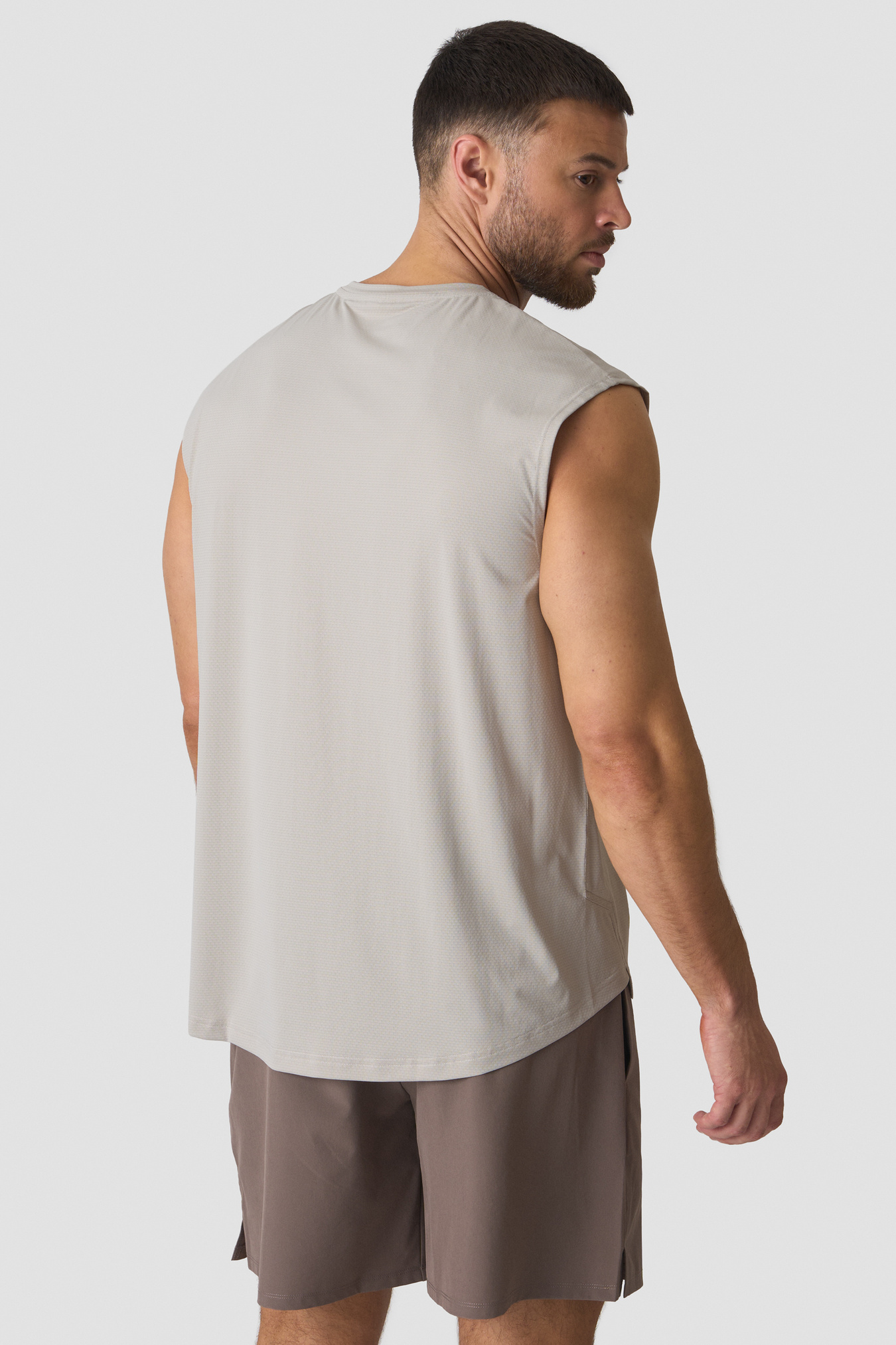 Stride Sleeveless T-shirt Cloudy Grey - Bild 2