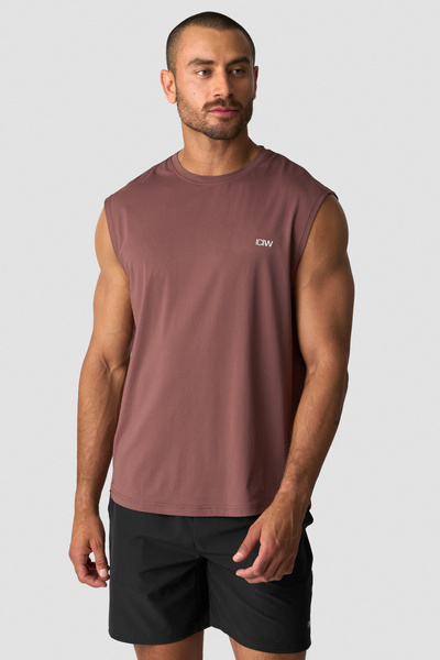
                    Stride Sleeveless T-shirt Auburn Brown
                    
                  