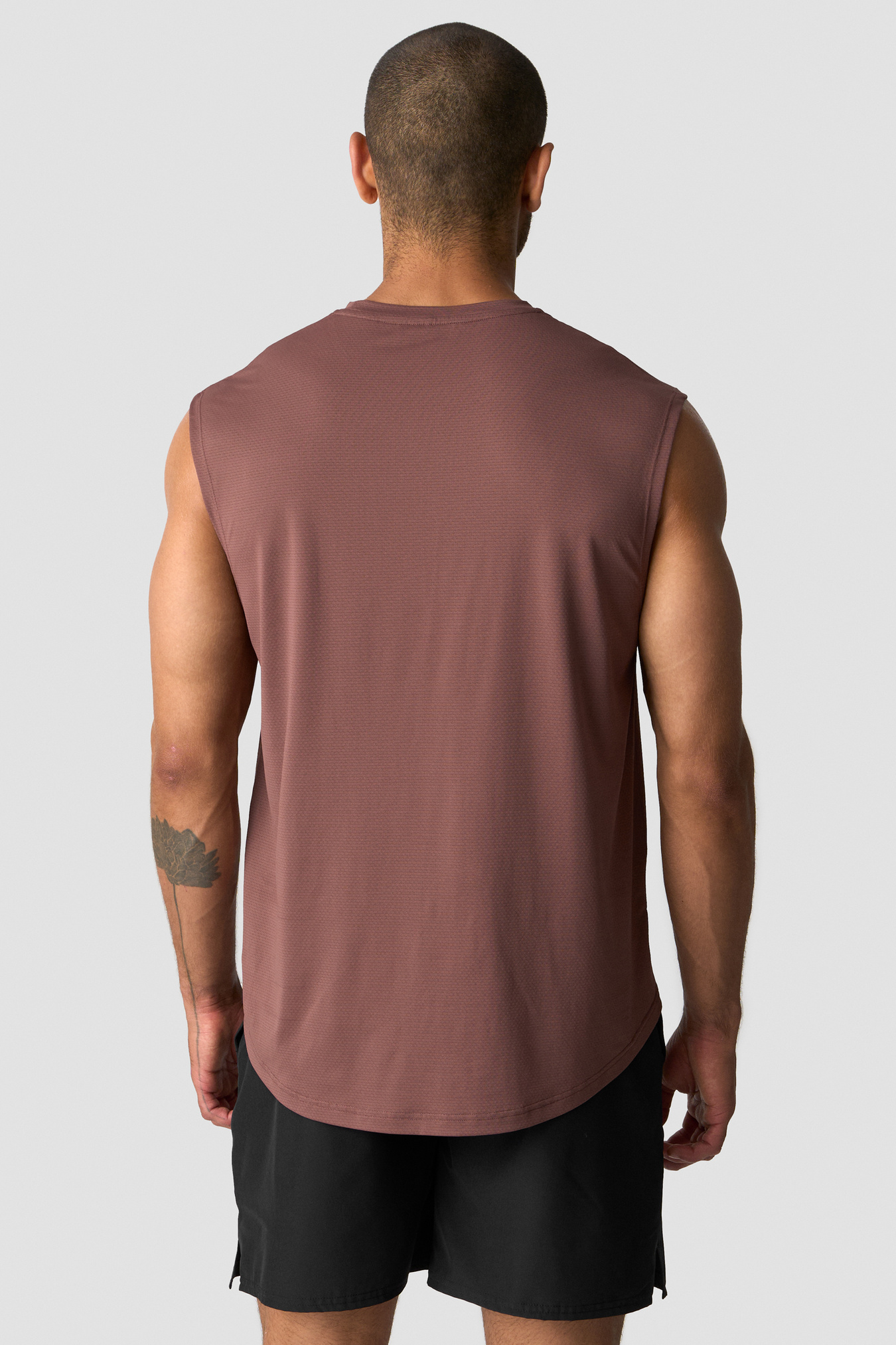 Stride Sleeveless T-shirt Auburn Brown - Bild 2