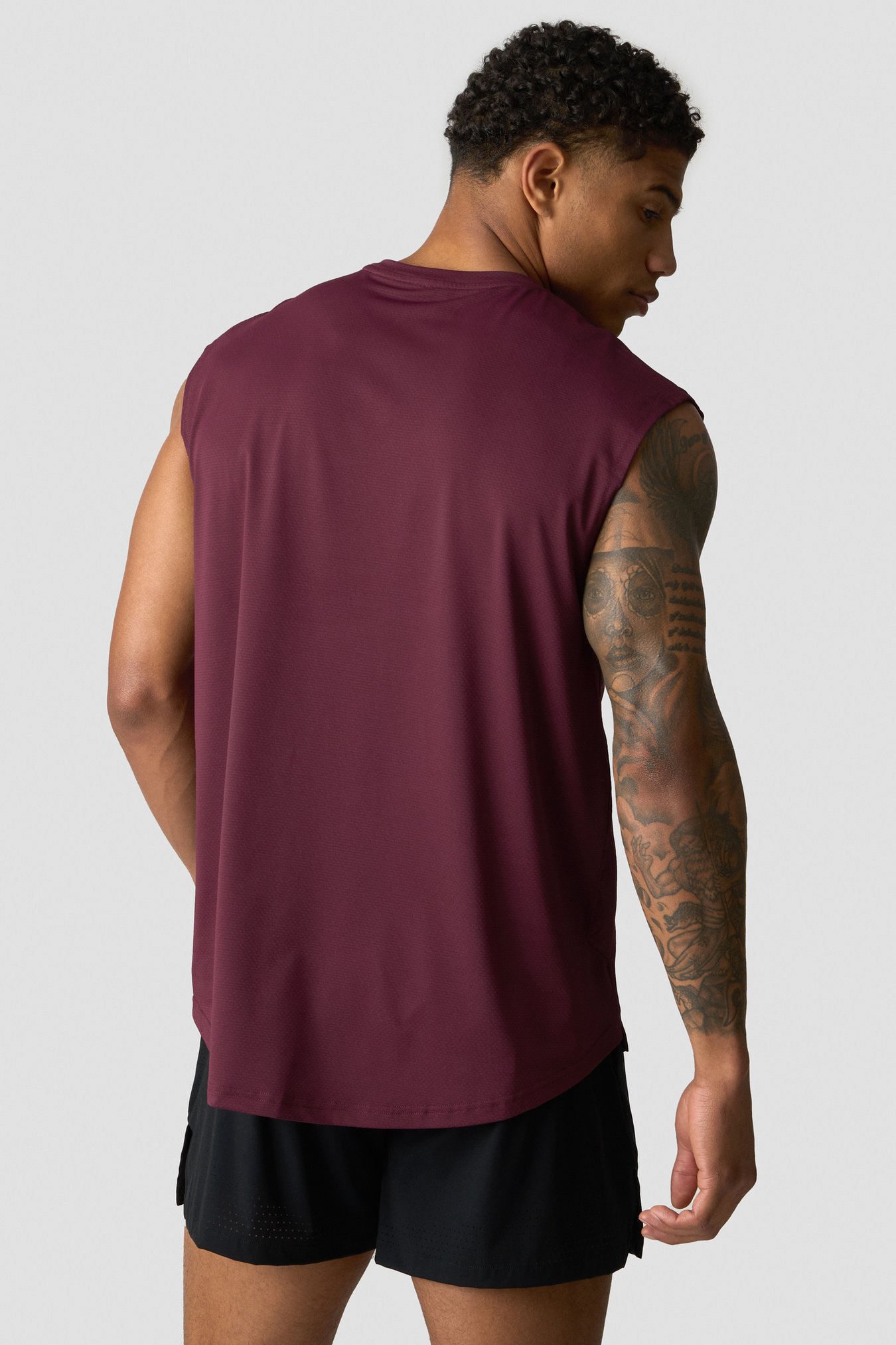 Stride Sleeveless T-shirt Dark Mahogany - Bild 1