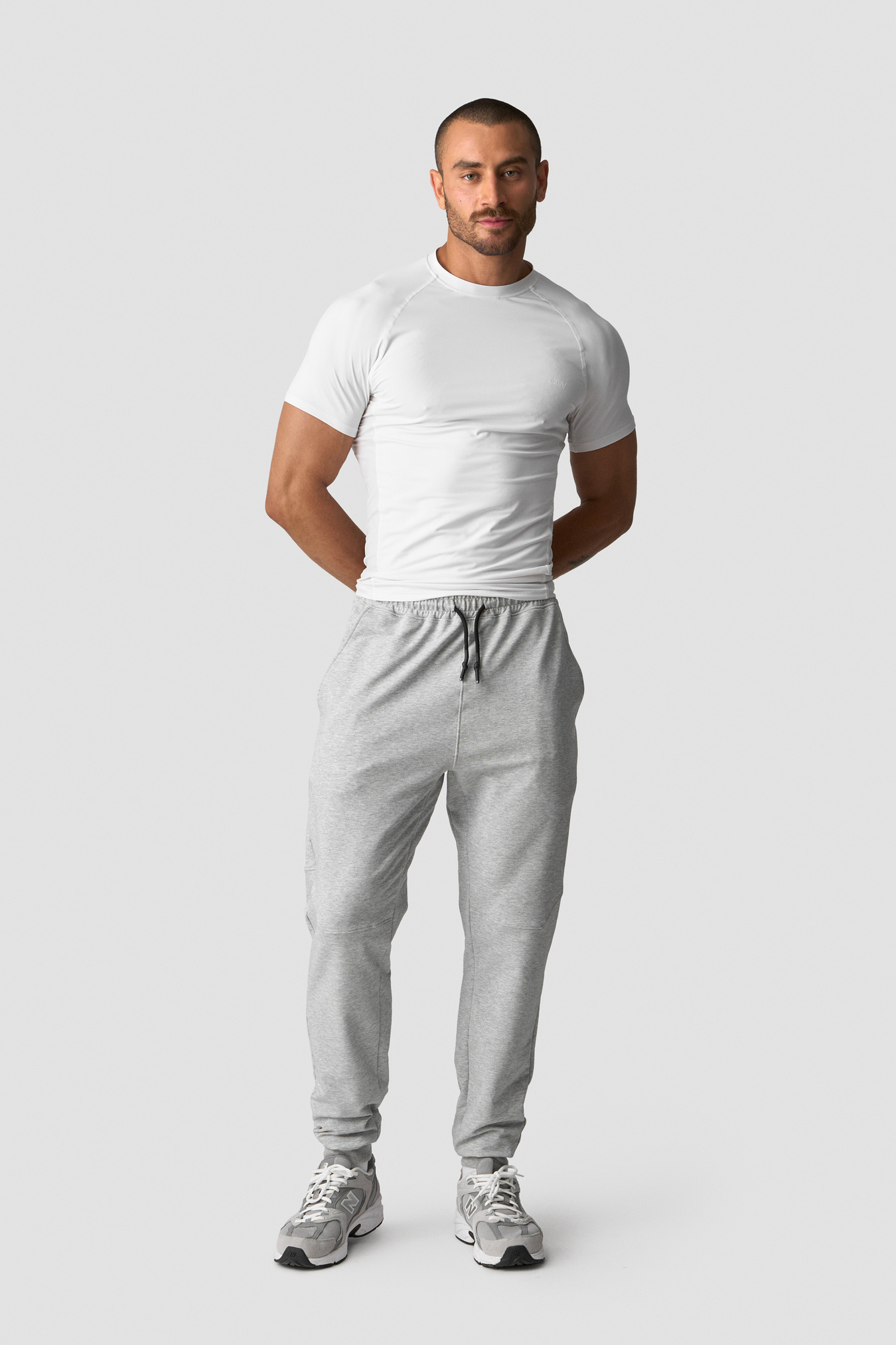 Stride Sweatpants Light Grey Melange - bild 4