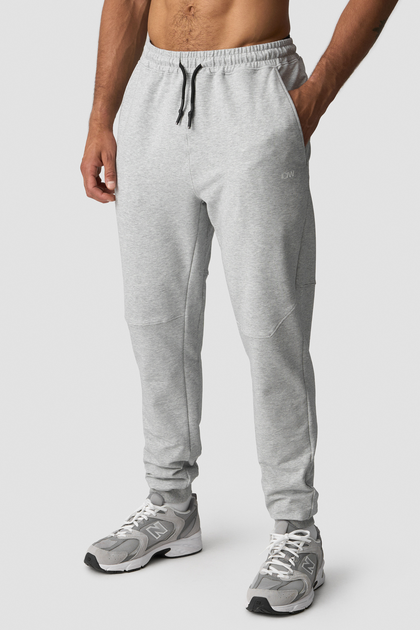 Stride Sweatpants Light Grey Melange - bild 0