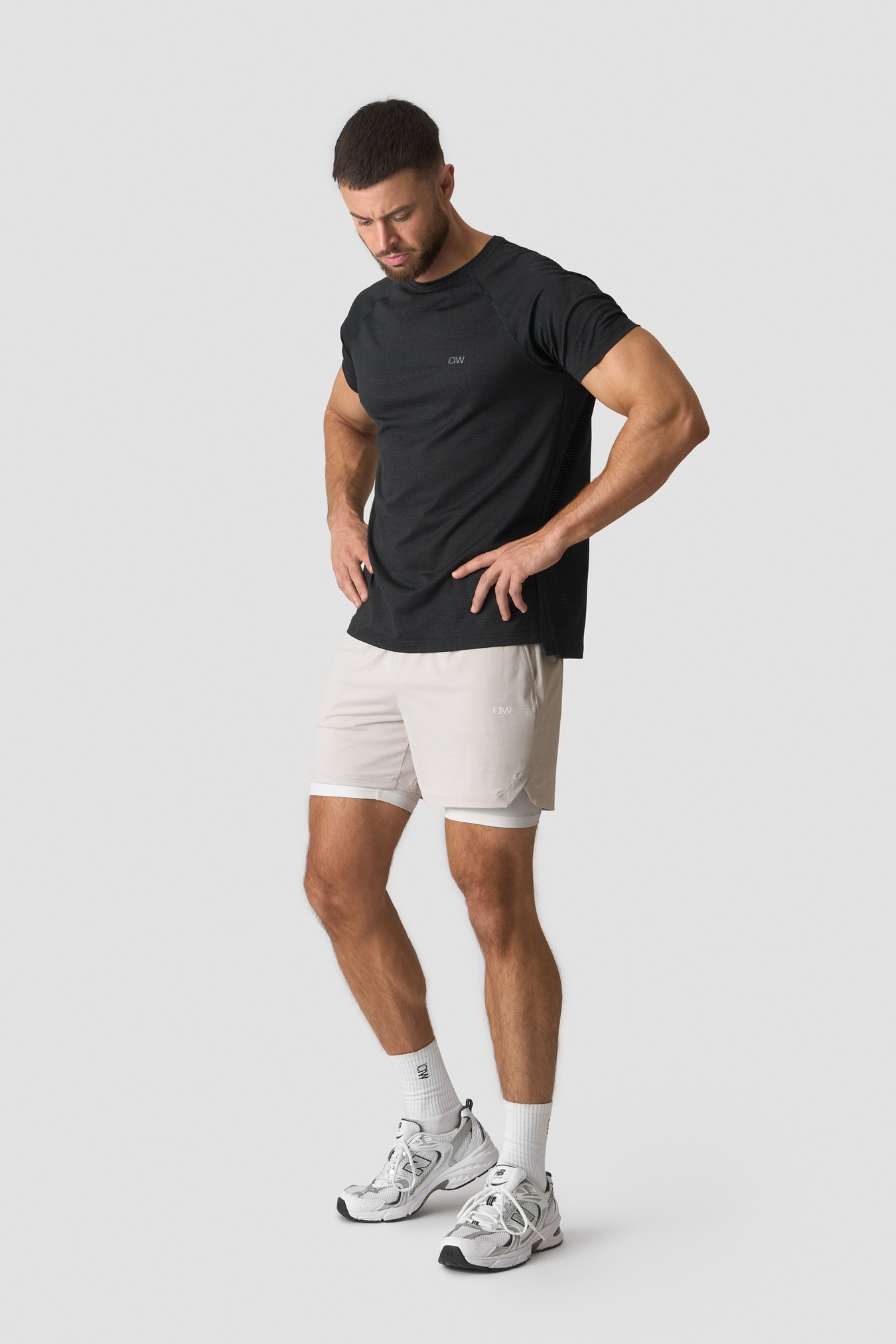 Stride 2-in-1 Shorts Light Dusty Beige - bild 5