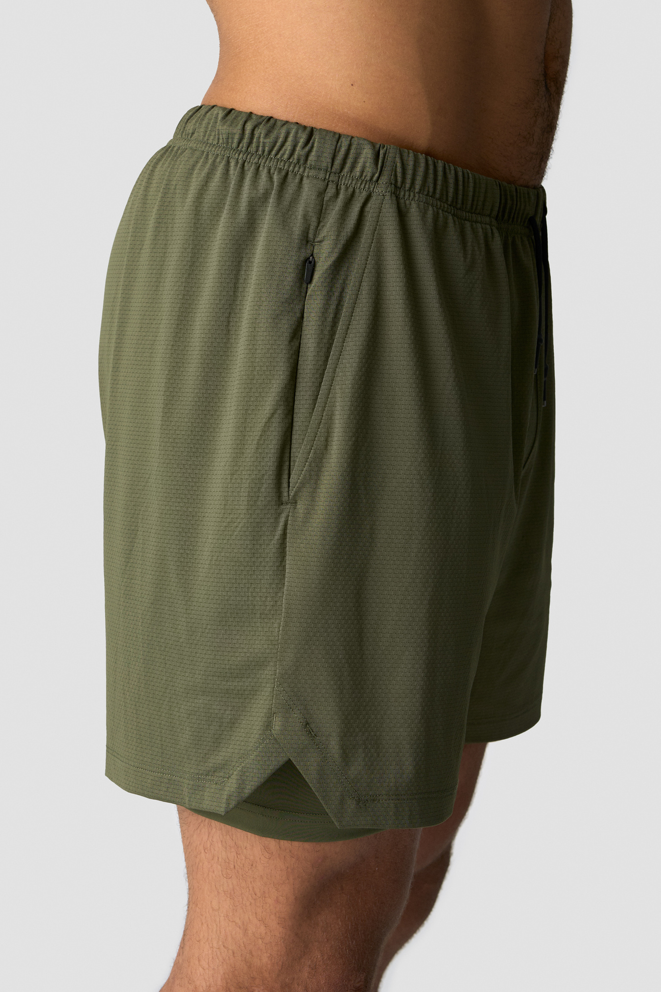 Stride 2-in-1 Shorts Dark Khaki Green - bild 4
